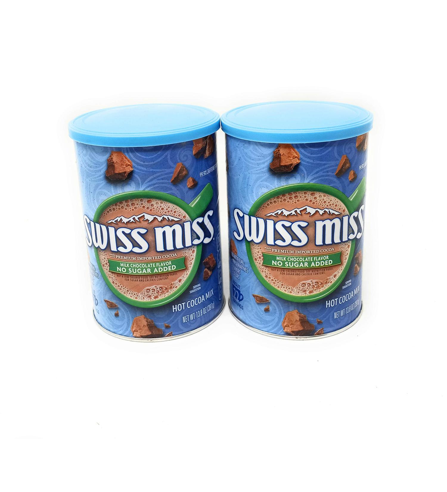 Swiss Miss No Sugar Added Hot Cocoa Mix - 13.8 oz (2 Pack) - Buy Online on SooperMarket.com