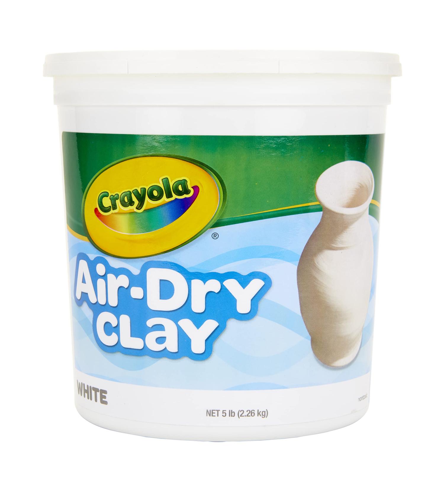 Crayola Air Dry Clay Bucket - 5 lb No Bake Modeling Clay for Kids - White - Buy Online on SooperMarket.com
