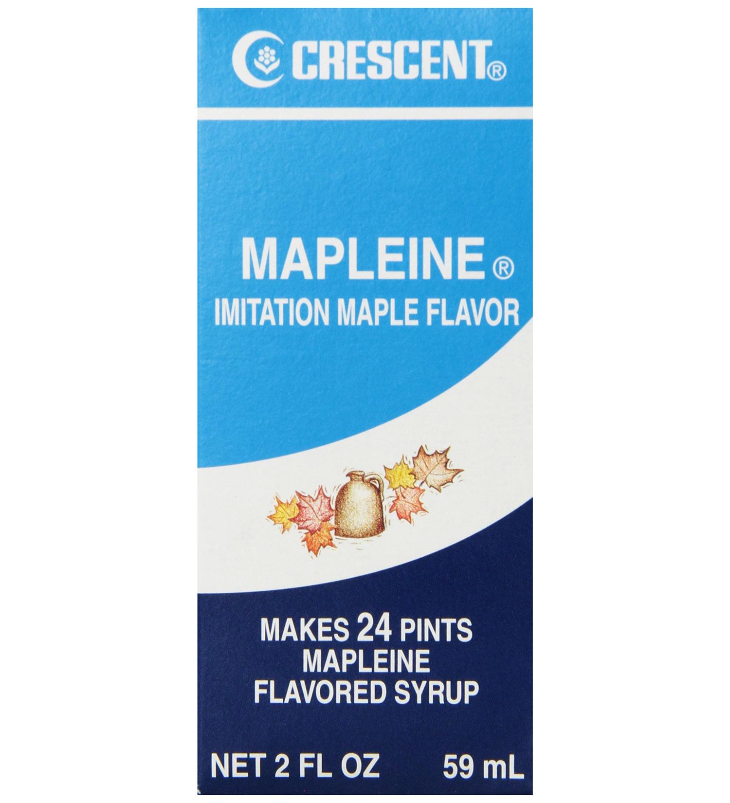 Crescent Mapleine Imitation Maple Flavor 2 fl oz - Pack of 6 - Buy Online on SooperMarket.com