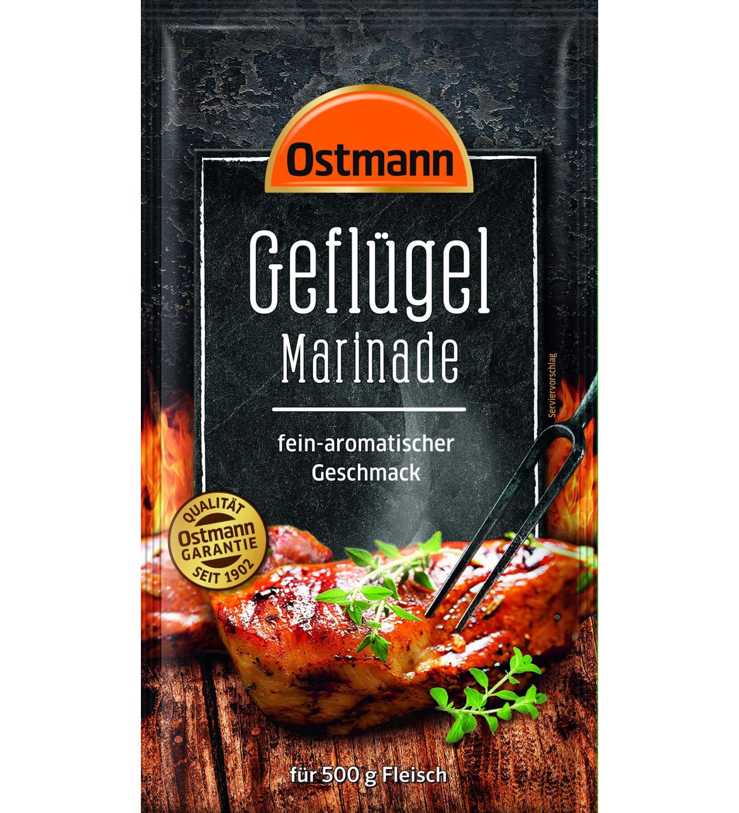 Ostmann spice - poultry marinade liquid grill marinade for chicken & turkey spice mix for 500 g poultry meat ideal for grilling & refining dishes 60 ml 1 piece (1 Pack) poultry marinade 60 ml (1 Pack)