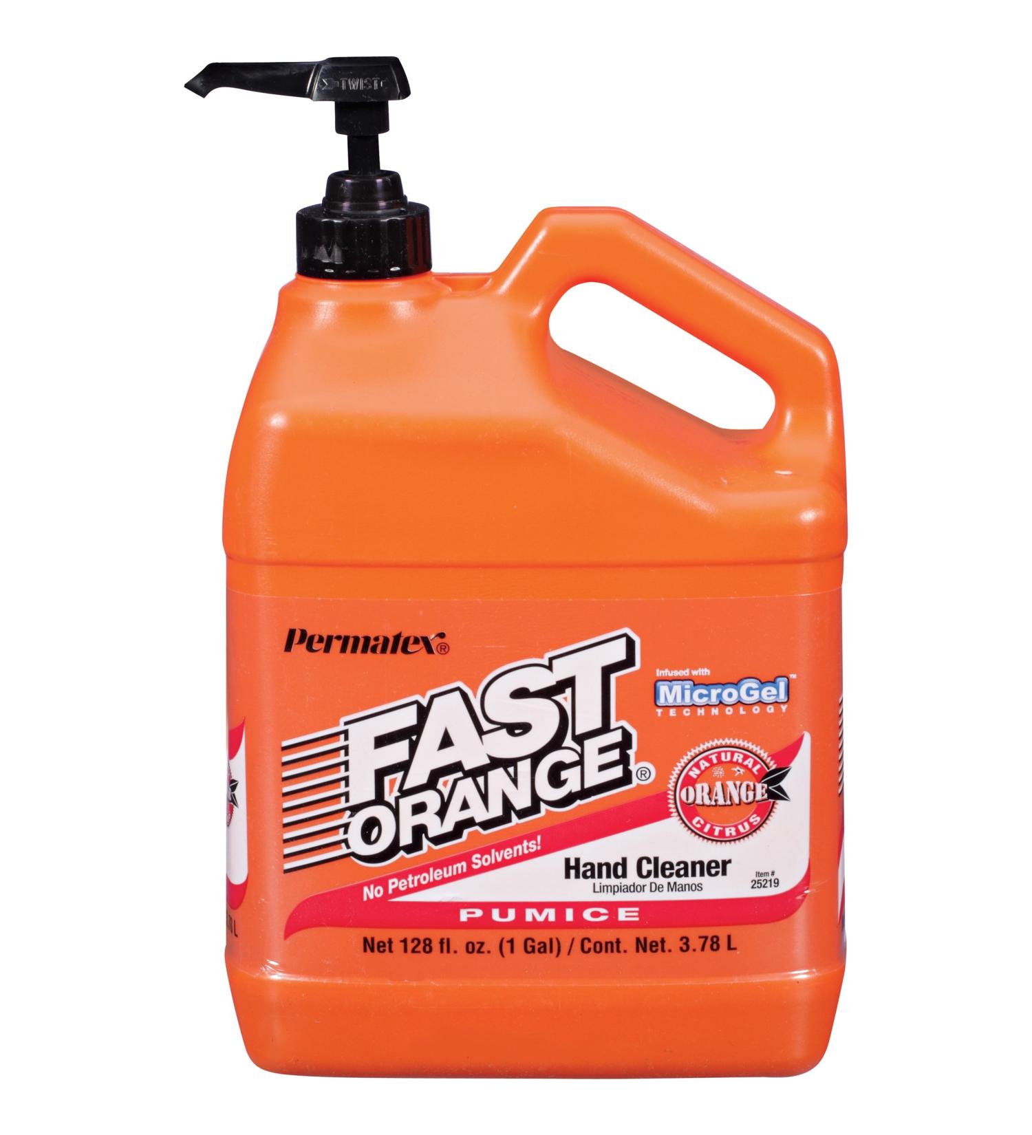 Permatex 25219 Fast Orange Pumice Lotion Hand Cleaner 1 Gallon with Pump - Buy Online on SooperMarket.com