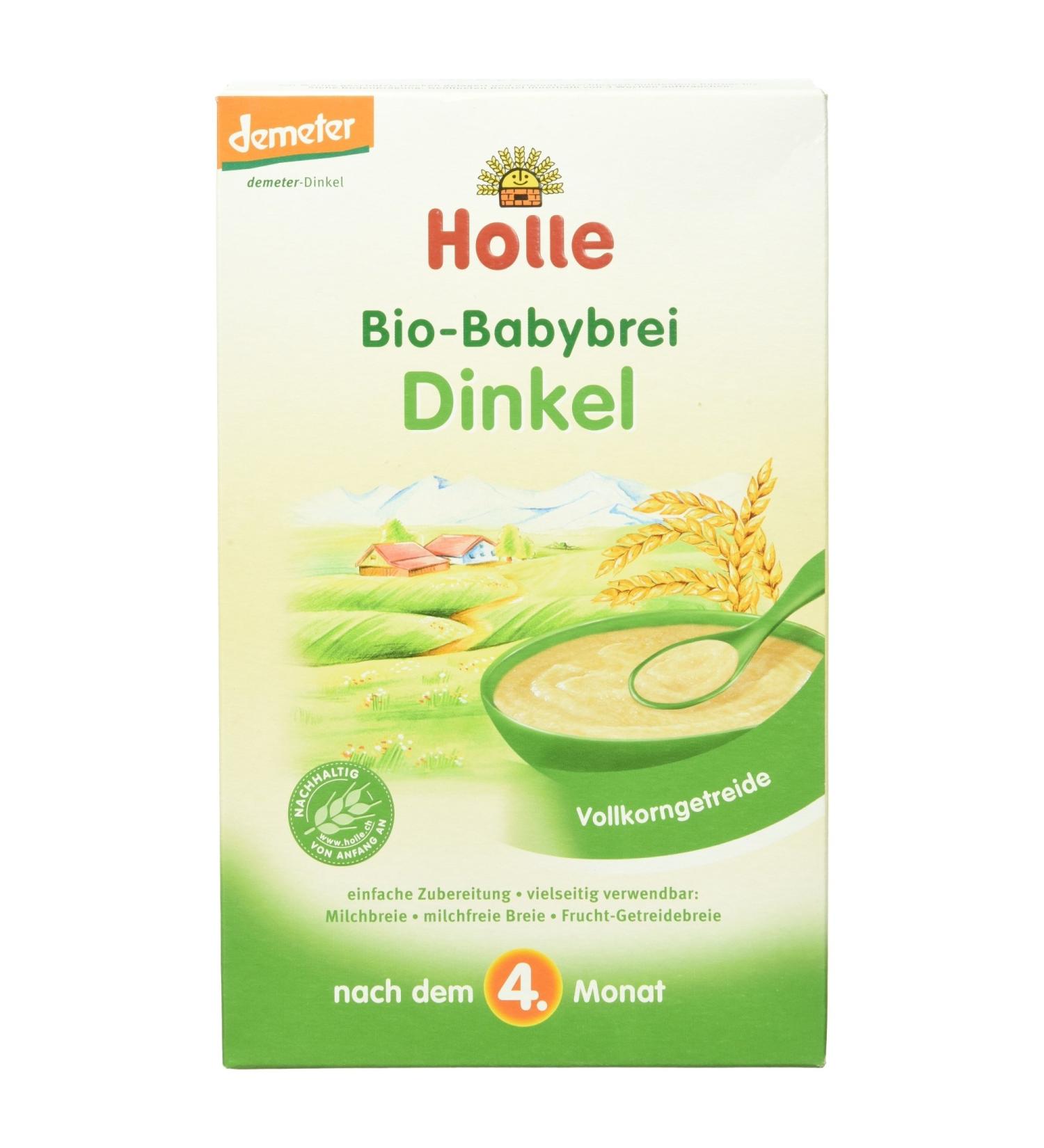 Holle Organic Baby Porridge Spelled - 250g | Gluten-Free Healthy Baby Food International Shipping - Buy Online on SooperMarket.com
