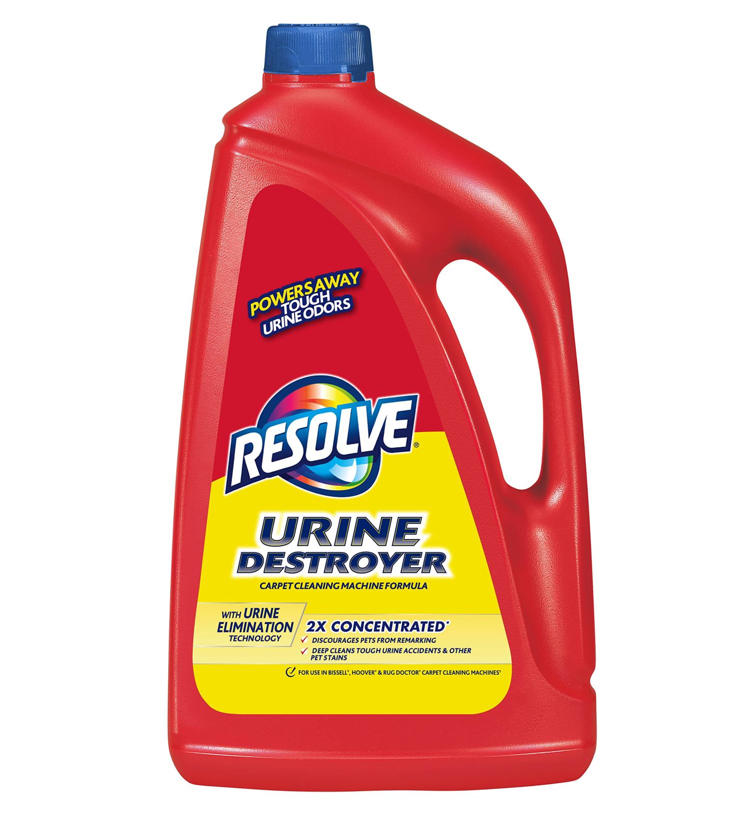 Resolve Carpet Concentrate for Steam Urine Destroyer - 60 Fl Oz - Powerful Stain & Odor Eliminator - Buy Online on SooperMarket.com
