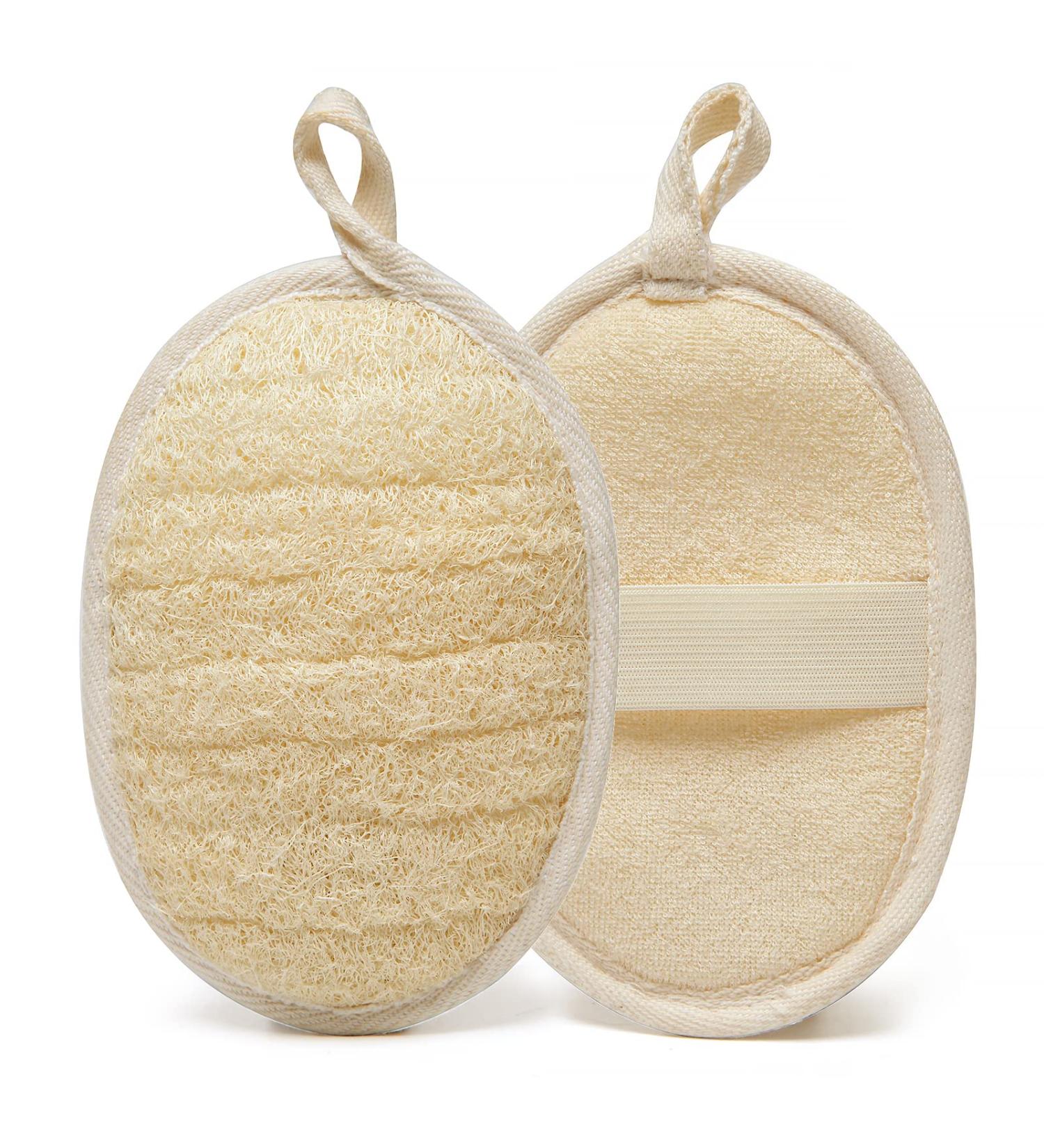 Natural Luffa Swam Peeling Body Cloths - Eco-Friendly Loofah Pads for Women & Men (2 Pack) - Ideal for Dishwashing & Exfoliating - Buy Online on SooperMarket.com
