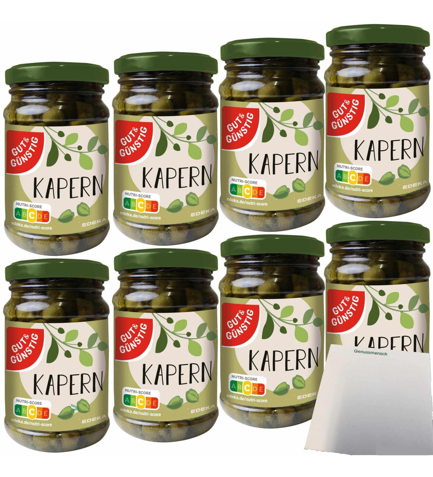 Buy Good&Cheap Capers Surfines 8-Pack (8x90g Jar) | International Shipping Available - Buy Online on SooperMarket.com