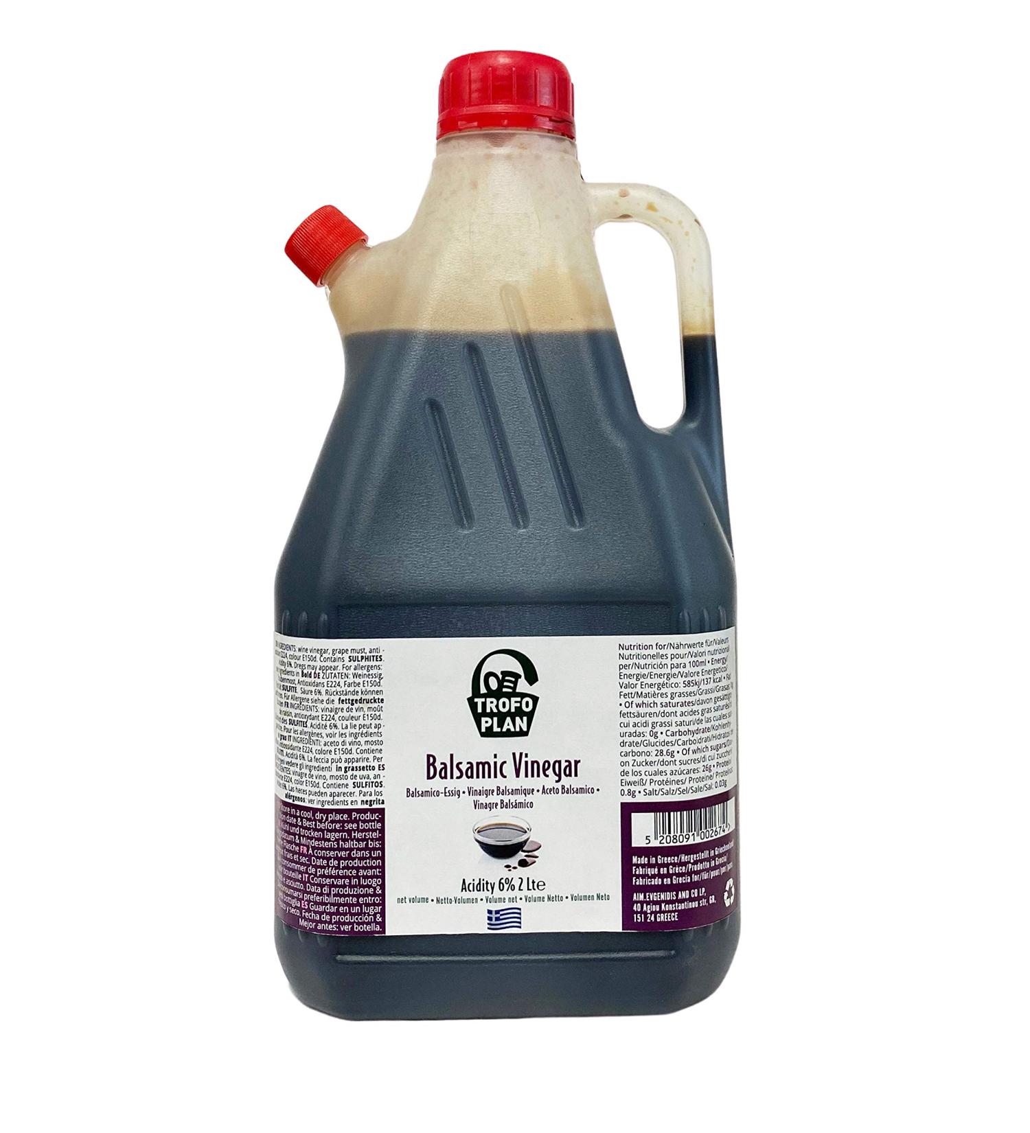 TrofoPlan Greek Giga Balsamic Vinegar 2L - Buy Online on SooperMarket.com