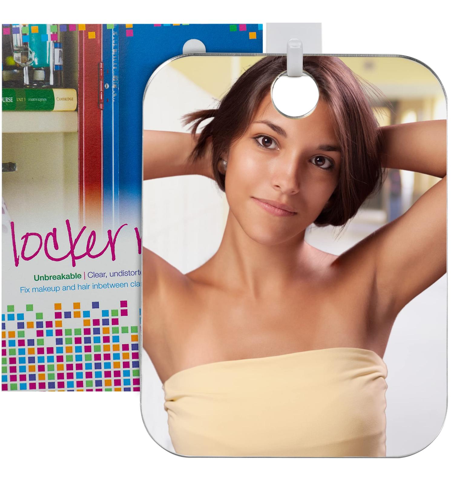 Shave Well Anti-Fog Shower Mirror for Office, Gym & School Lockers | Fogless Bathroom Mirror with Handheld Option | Hanging Shower Mirror - Buy Online on SooperMarket.com