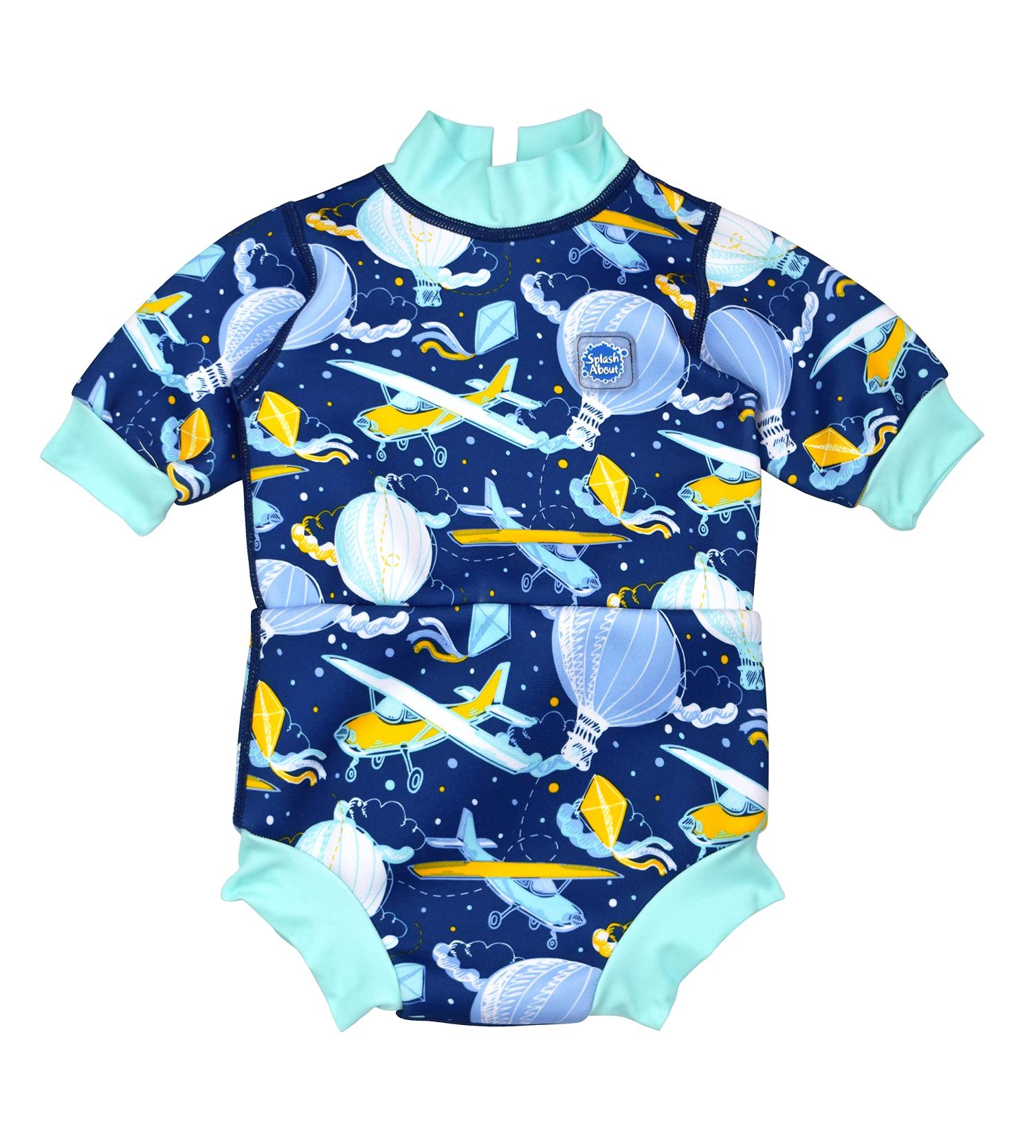 Splash About Happy Nappy Wetsuit & Reusable Swim Nappy - Up in the Air - 12-24 Months - Buy Online on SooperMarket.com