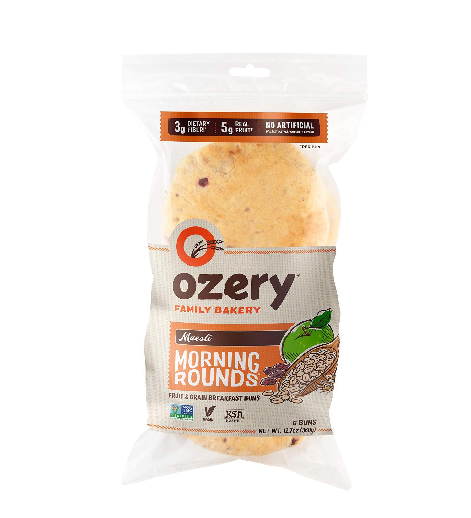 OZERY BAKERY Morning Round Pita Bread Muesli 12.7 oz - Pack of 6 - Buy Online on SooperMarket.com