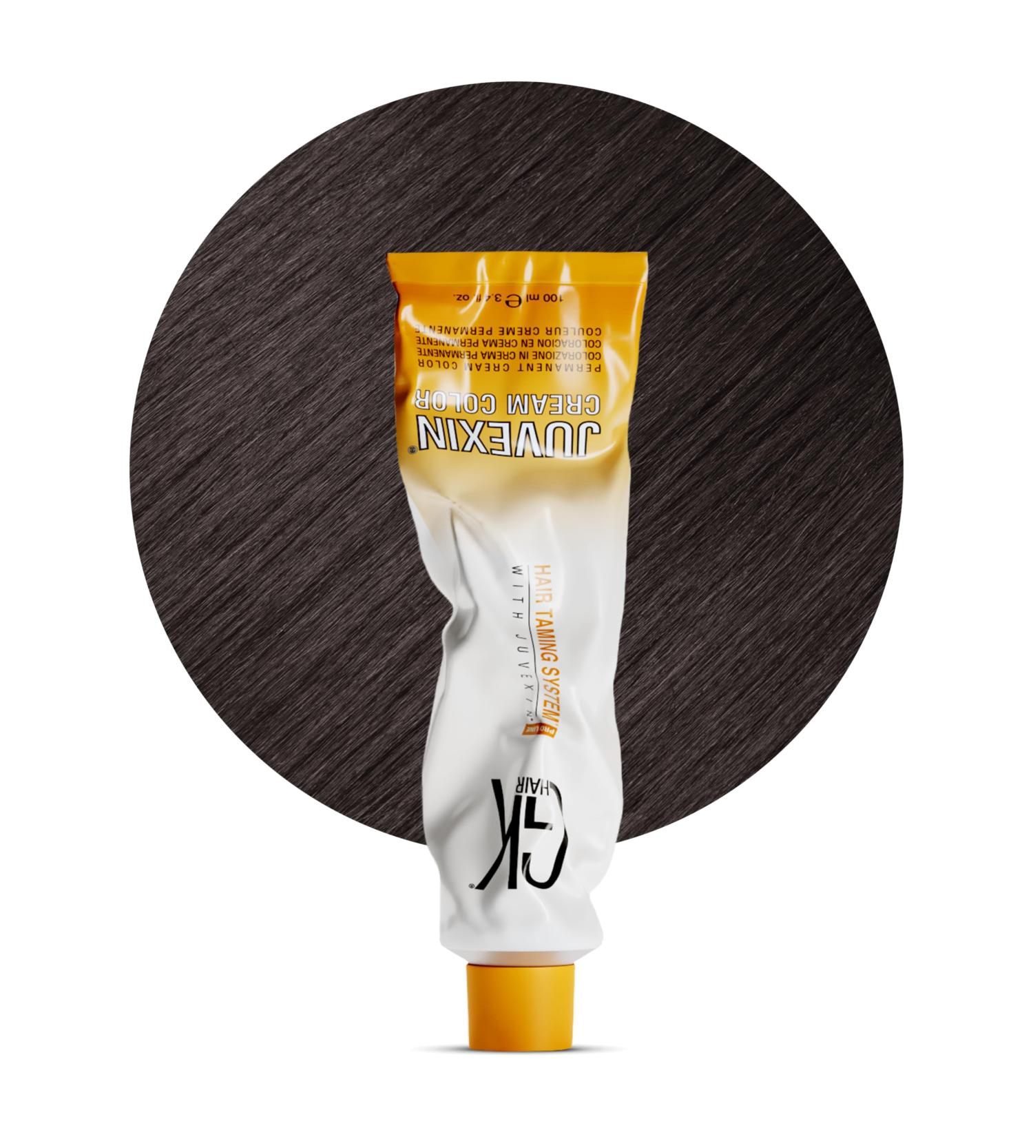Buy GK HAIR Global Keratin Hair Color Cream - Iced Chestnut 6.91 | Long-Lasting Nourishing & Cleansing 100ml for Professional Styling - International Shipping Available - Buy Online on SooperMarket.com