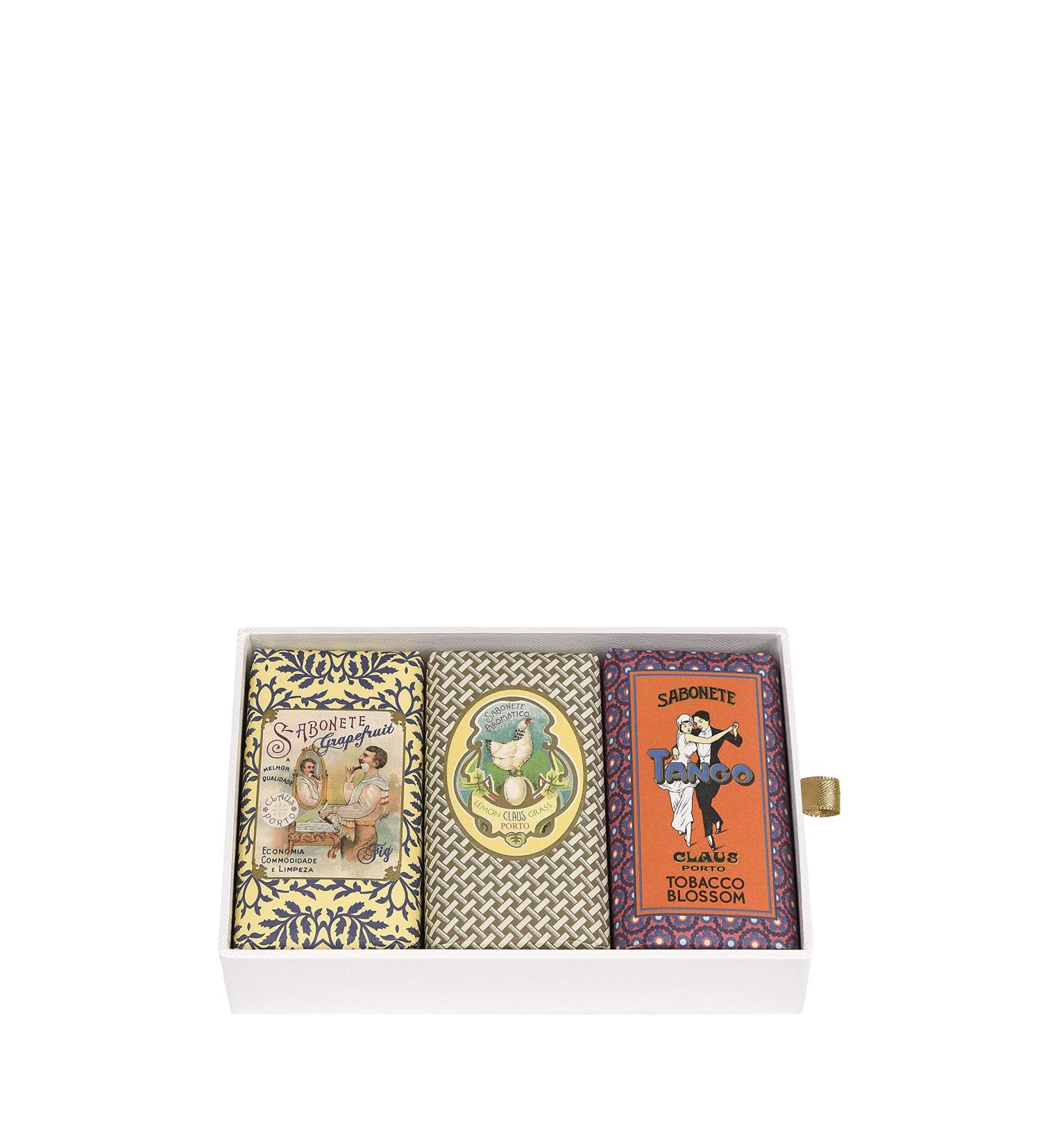 Claus Porto GiftBox Classico Collection Set - Luxurious Handcrafted Soaps for a Pampering Experience - Buy Online on SooperMarket.com