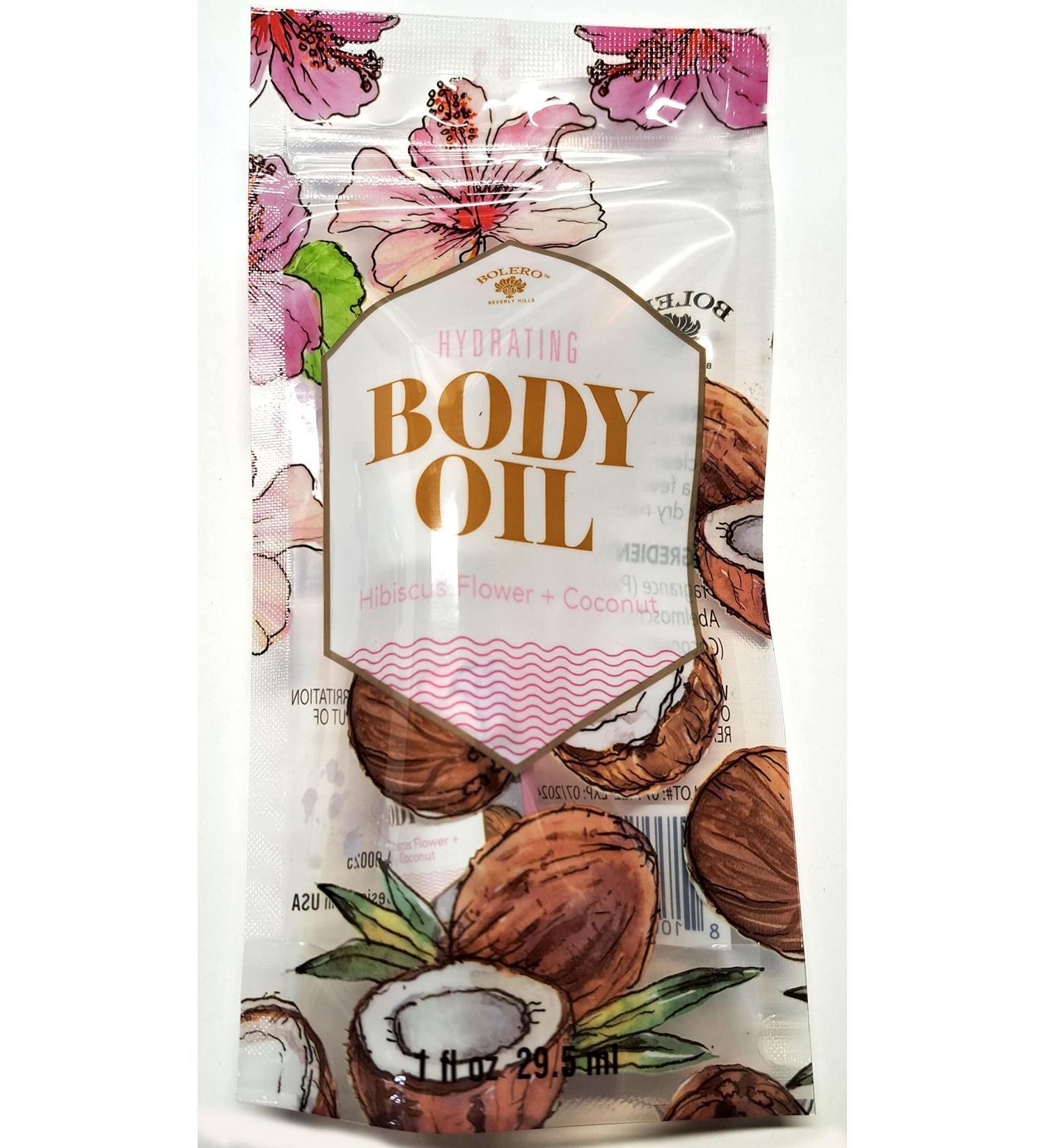 Bolero Hydrating Body Oil - Hibiscus Flower & Coconut 1fl oz 29.5ml