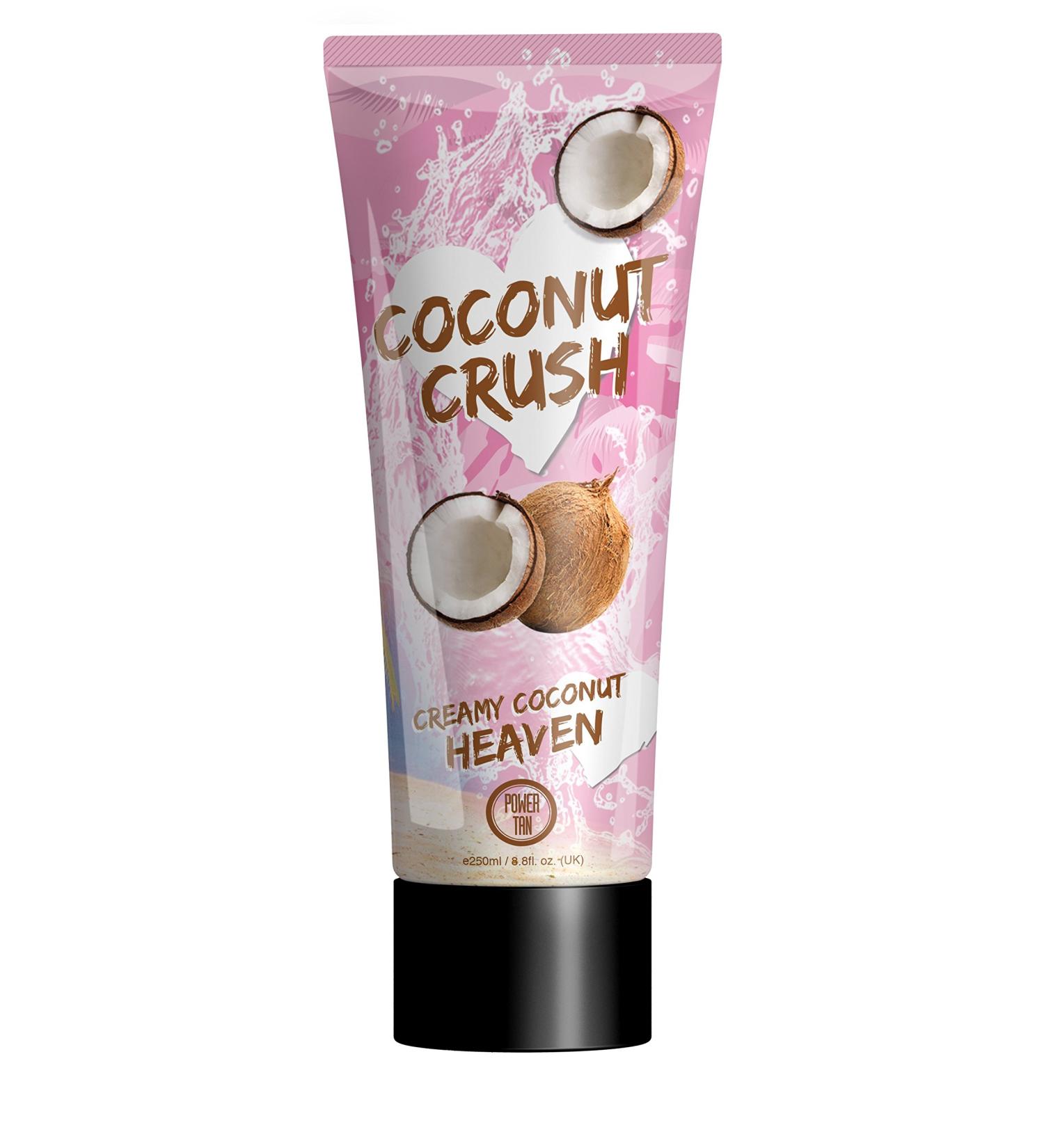 Power Tan Coconut Crush Sunbed Tanning Lotion 250ml - Accelerator Cream - Buy Online on SooperMarket.com