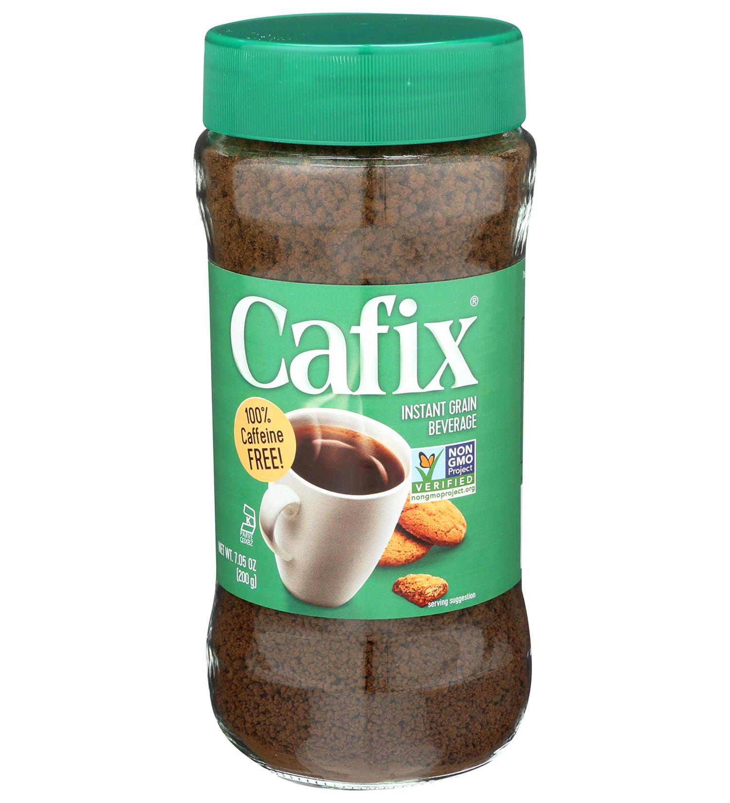 Cafix Coffee Substitute Crystals 7.05 oz Jar - Pack of 1 | Natural Caffeine-Free Beverage - Buy Online on SooperMarket.com