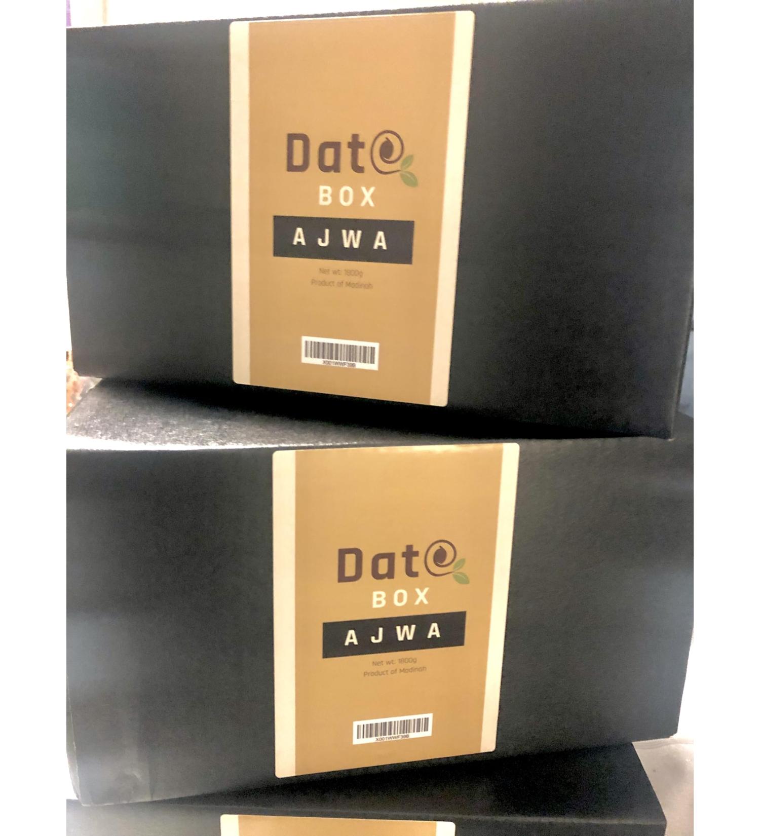 Premium Large Ajwa Dates 1800G by Date Box - Buy Online on SooperMarket.com