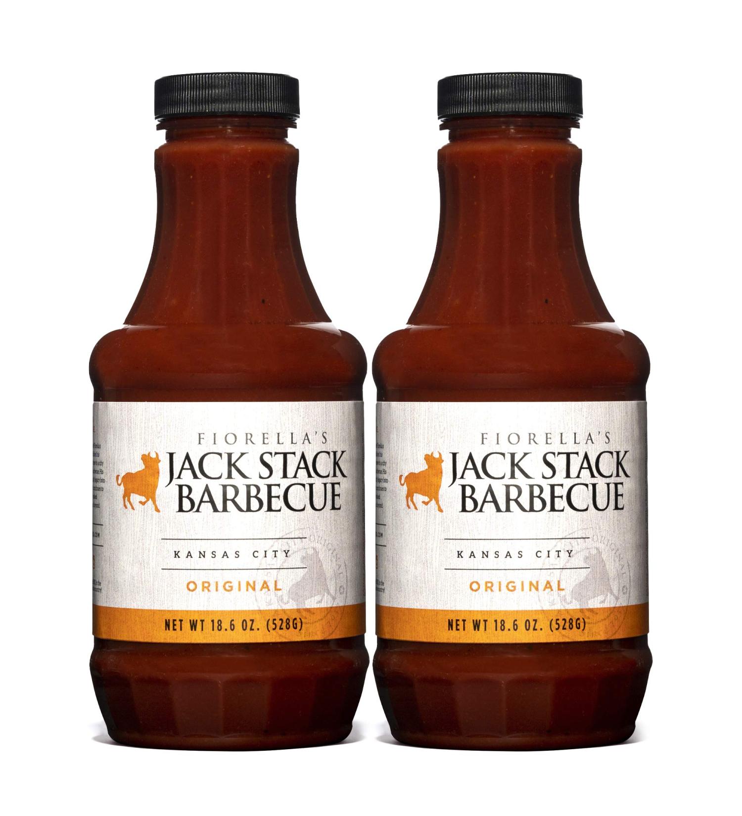 Jack Stack Barbecue Original Sauce - Authentic Smoked Kansas City BBQ Sauce (2 Pack 18oz Bottles) - Buy Online on SooperMarket.com