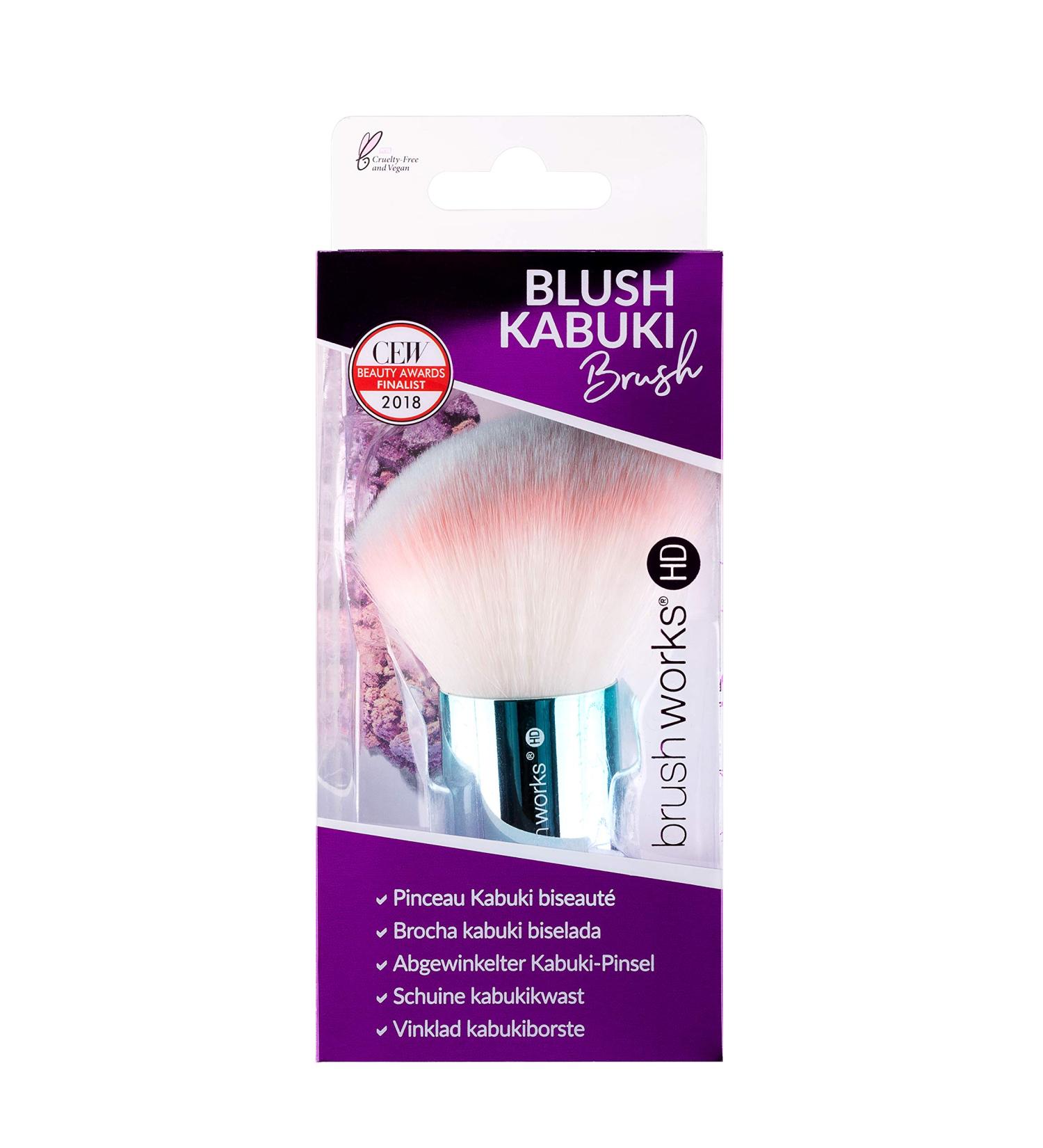 Brushworks HD Angled Kabuki Brush (Unicorn) - Buy Online on SooperMarket.com