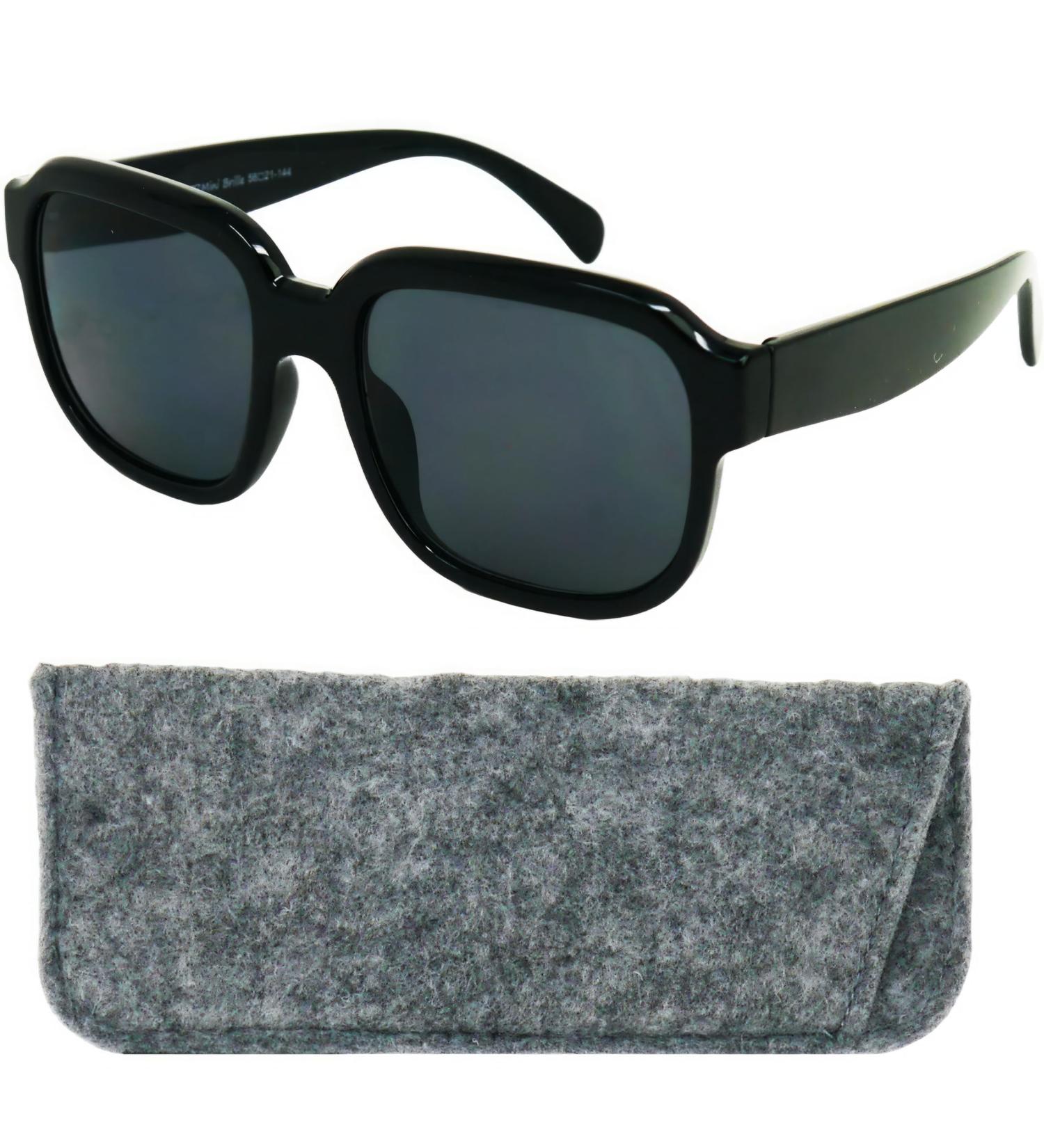 Shop Stylish Mini Retro Sunglasses - Prescription Thick Frame Glasses for Women | XL Lenses 1.0 Dioptria with Free Case - Buy Online on SooperMarket.com