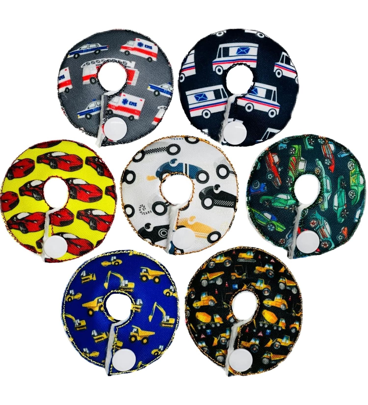 Cutie Button Pads G/J Tube Pad 7 Pack - Trucks/Cars Design - 3 Inch (Pack of 7) - Buy Online on SooperMarket.com