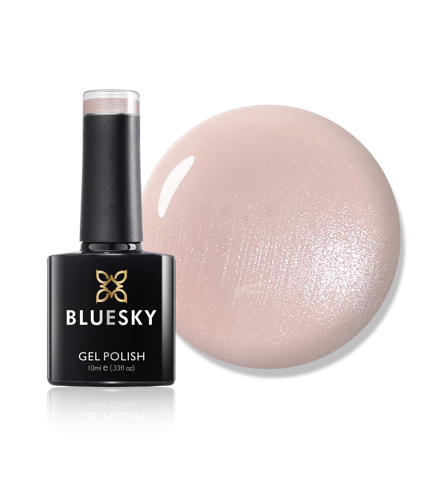 Bluesky Gel Nail Polish Bare Lingerie 80564 Pink Pale Nude Blush Peach Long Lasting Chip Resistant 10 ml (Requires Drying Under UV LED Lamp) Nude 10 ml (Pack of 1) - Buy Online on SooperMarket.com