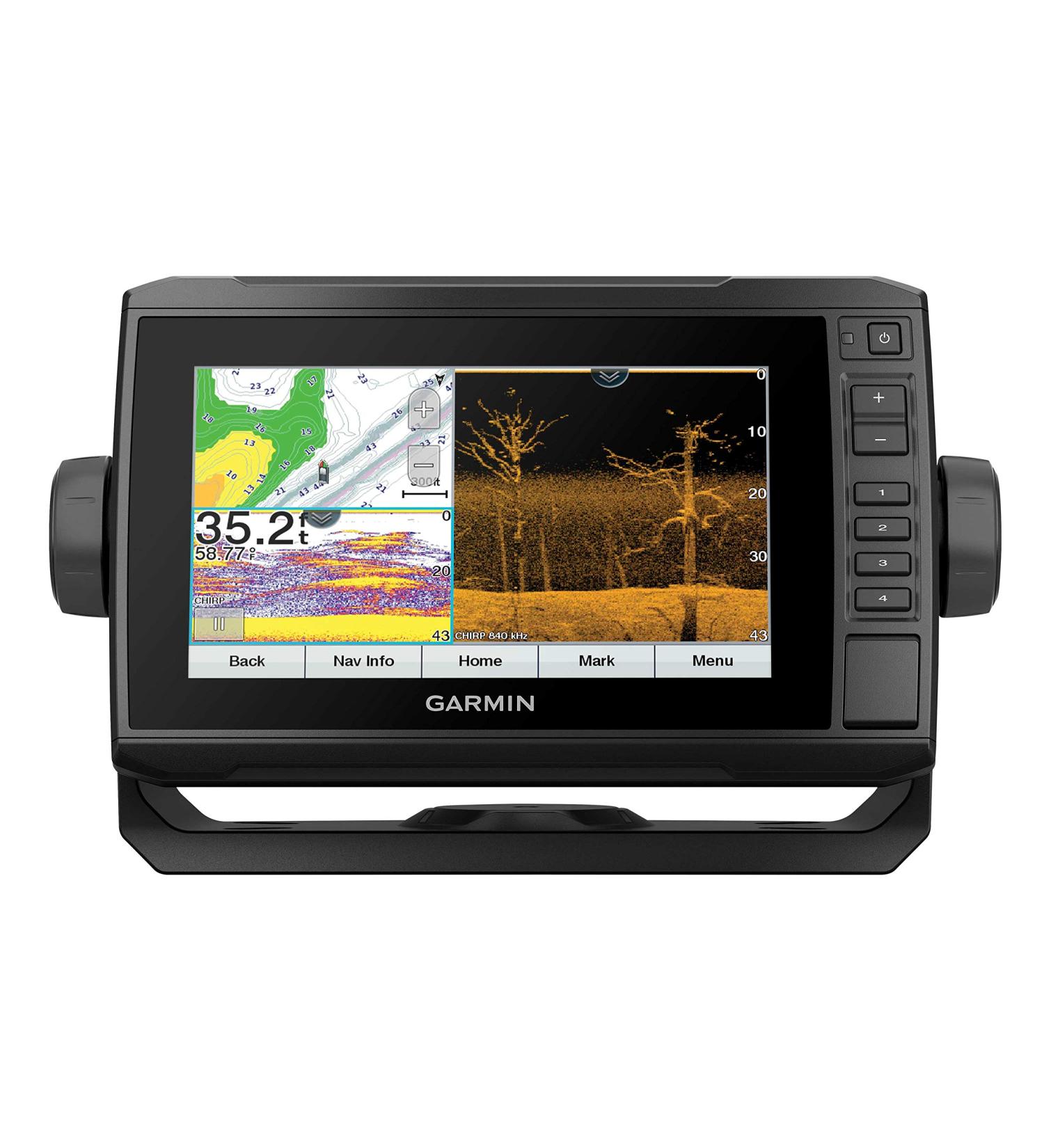 Garmin ECHOMAP UHD 73cv  7" Keyed-Assist Chartplotter with U.S. LakeVu g3 and GT24UHD-TM transducer - Buy Online on SooperMarket.com