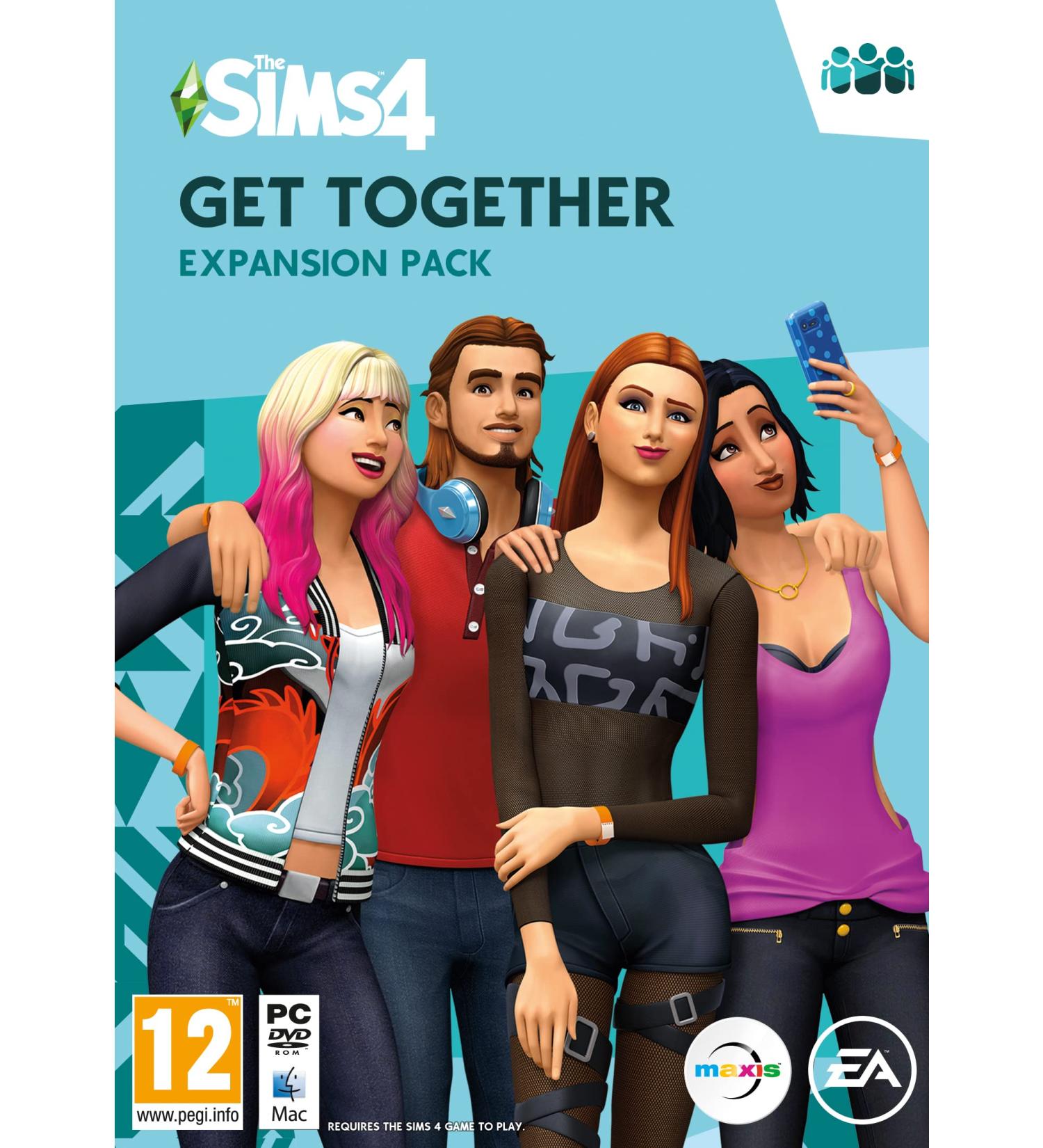 The Sims 4 Get Together (EP2) PCWin | Code In A Box | Video Game | English PCWIN Code in a box Get Together (EP2) - Buy Online on SooperMarket.com