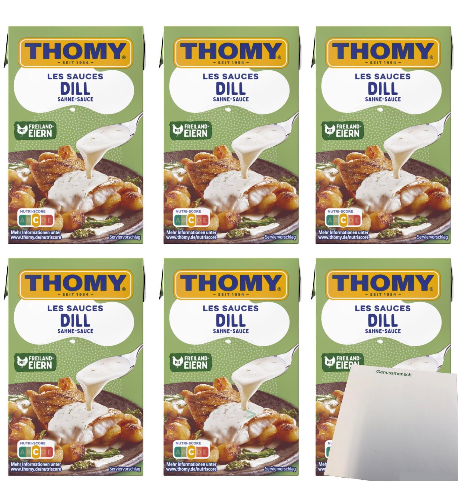 Thomy Les Dill Cream Sauce 6-Pack (6x250ml) - Premium International Shipping Available - Buy Online on SooperMarket.com