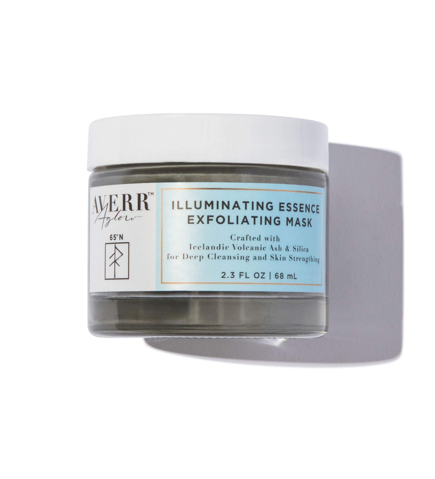 Averr Aglow Illuminating Essence Exfoliating Mask | Natural Acne Treatment & Dark Pore Minimizer | Hydrating Facial Skin Care - Buy Online on SooperMarket.com