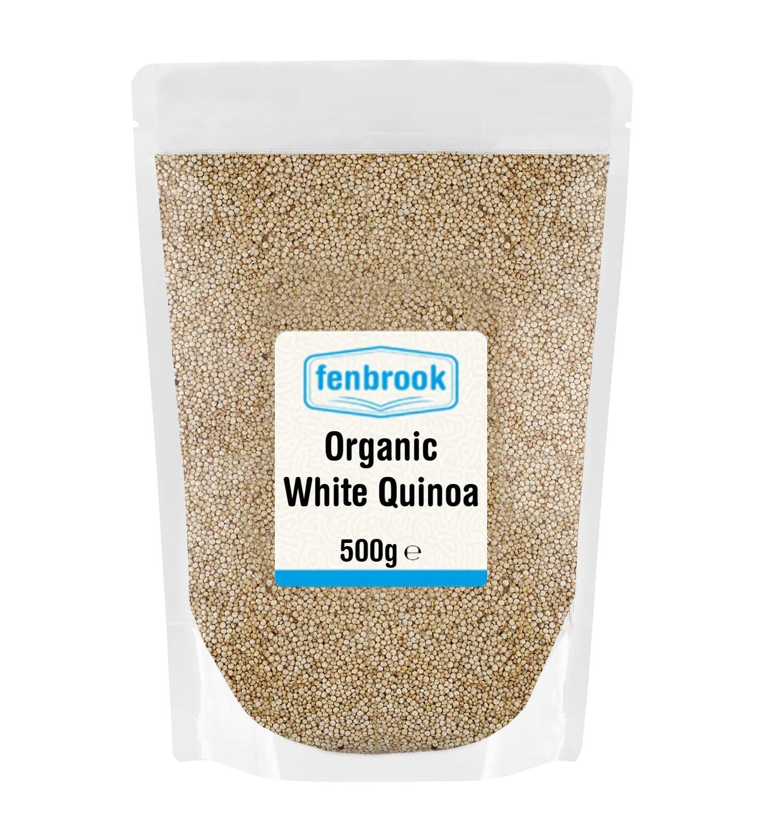 Organic White Quinoa Grain 500g | Certified Organic by Fenbrook Organic - Buy Online on SooperMarket.com