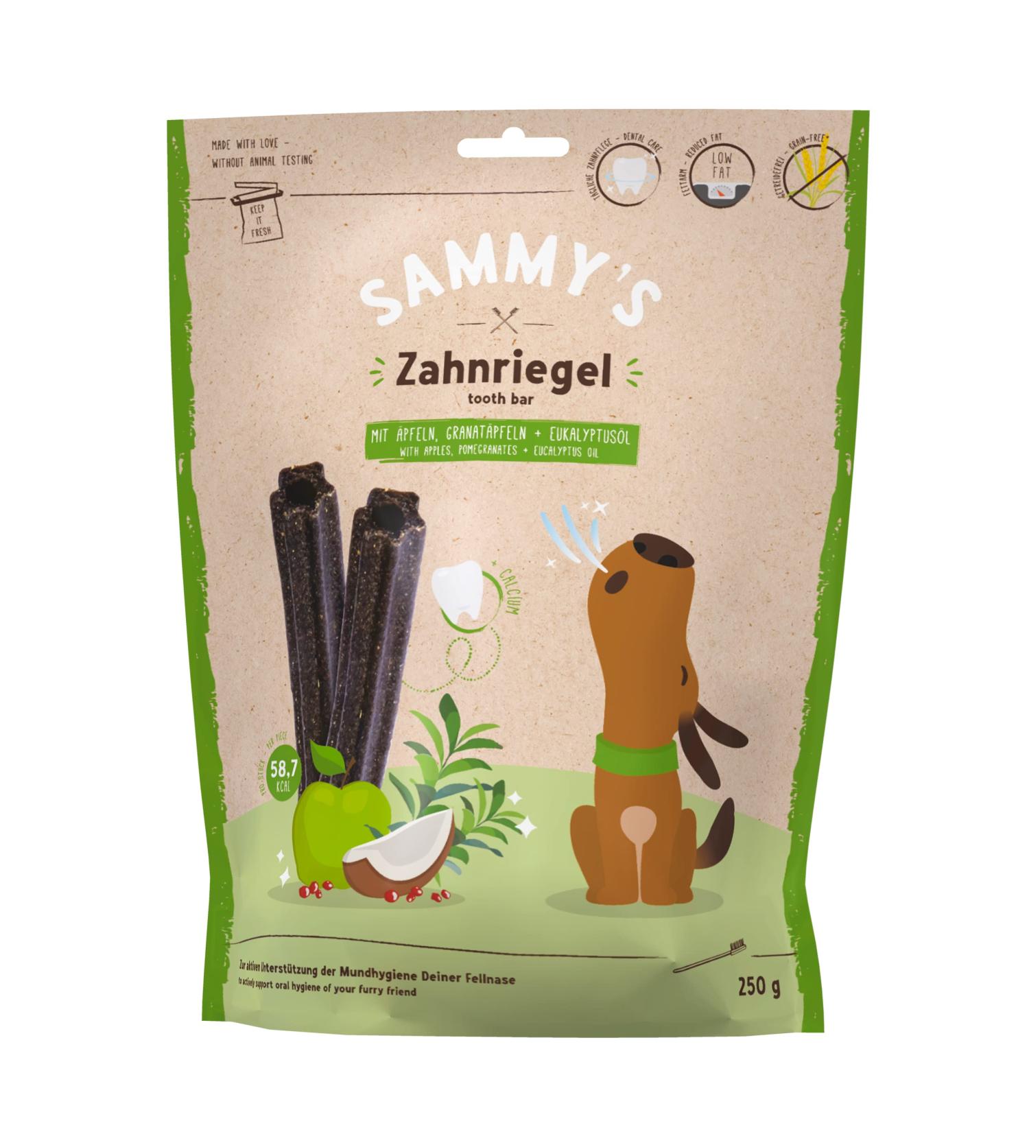 Sammy's Tooth Bars for Dogs | 6 x 250g Chewing Bars | Deliciously Scented | Supports Oral Hygiene - Buy Online on SooperMarket.com
