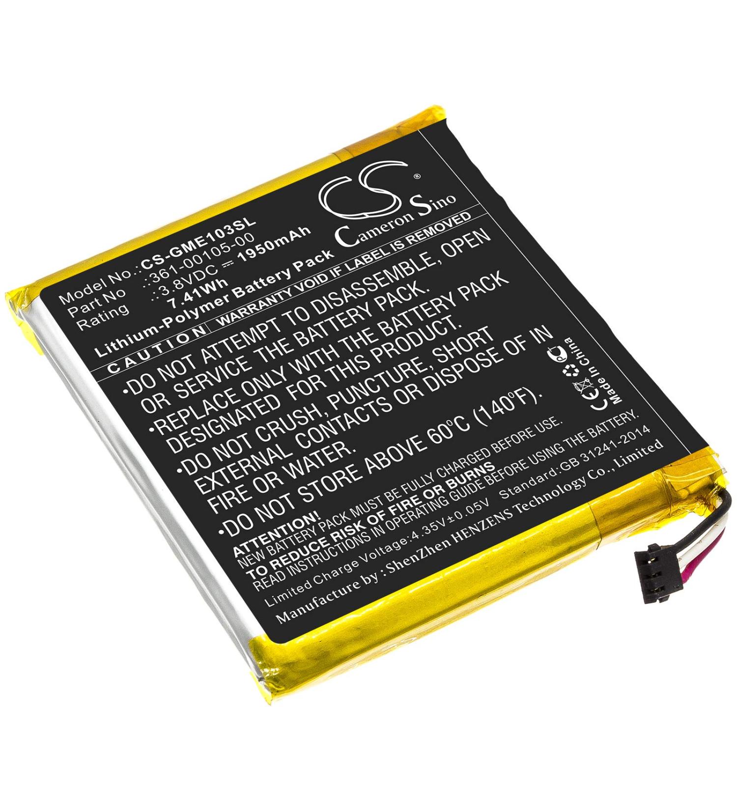 1950mAh Battery Replacement for Edge 1030 - High-Quality 361-00105-00 (3.8V) - International Shipping Available - Buy Online on SooperMarket.com