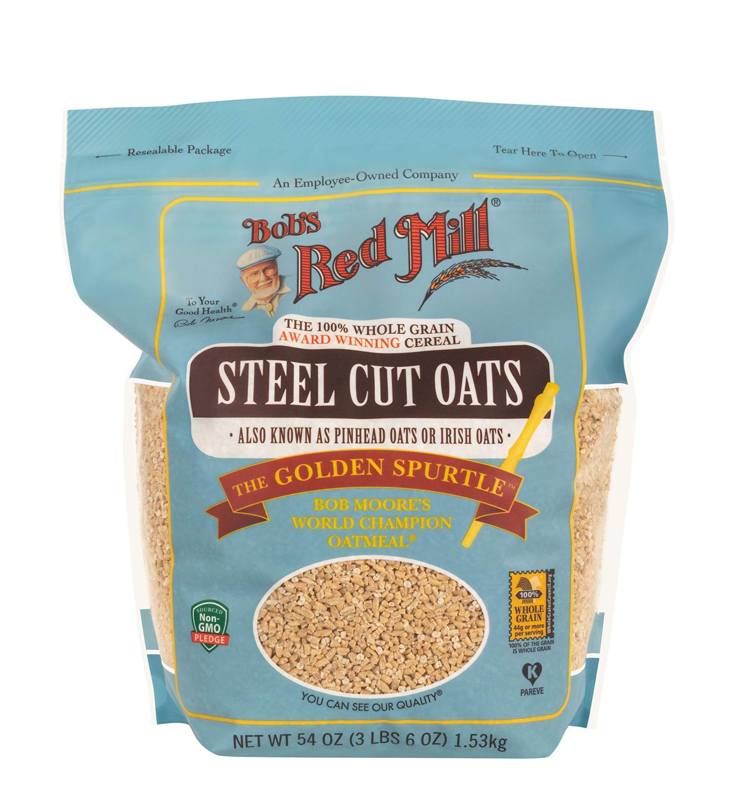 Buy Bob's Red Mill Steel Cut Oats 54 oz - Healthy Whole Grain Oats for Nutritious Meals - Buy Online on SooperMarket.com
