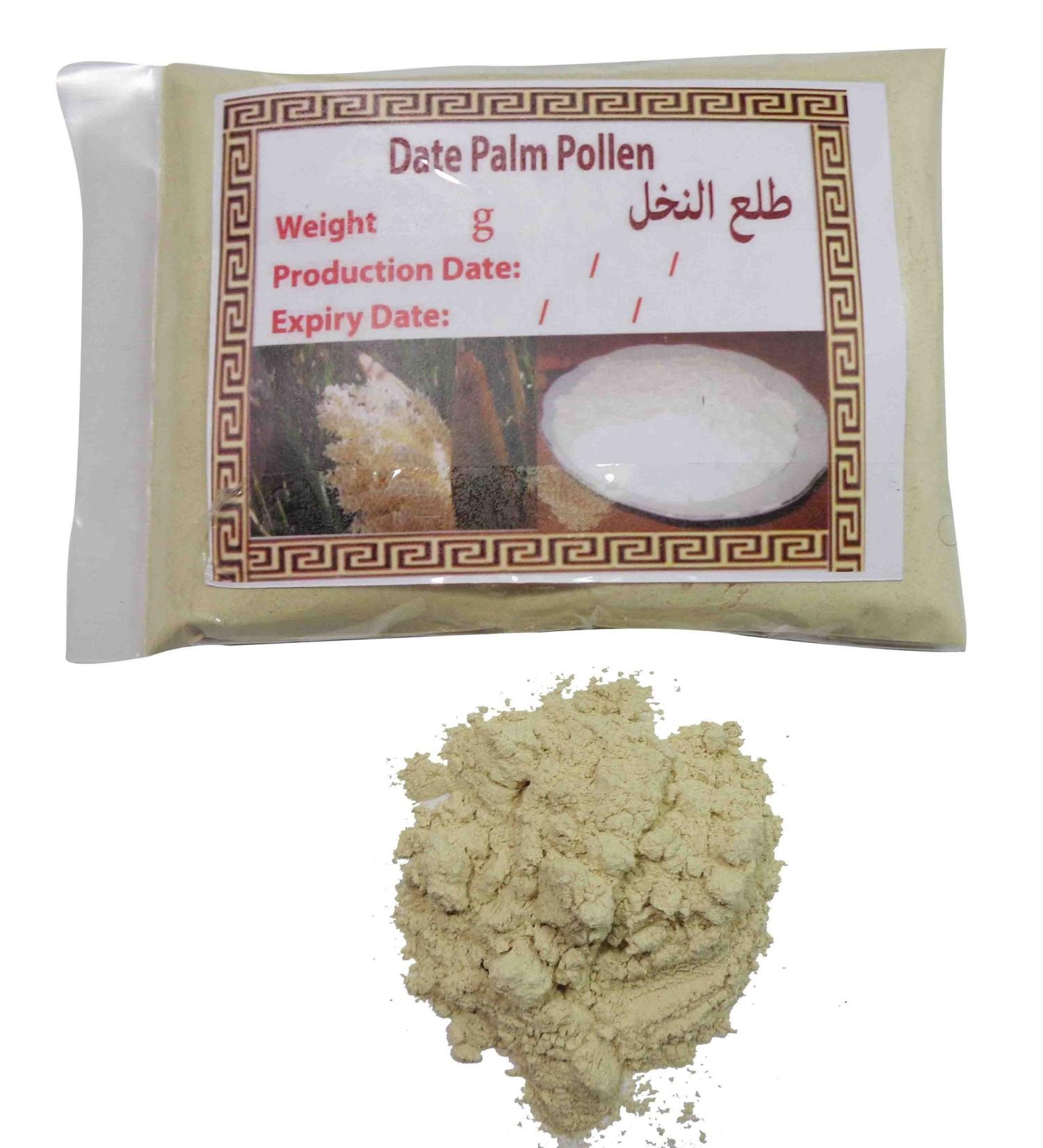 100% Natural Organic Pure Date Palm Pollen (Powdered) (Weight: 3.5 oz 100 GM)