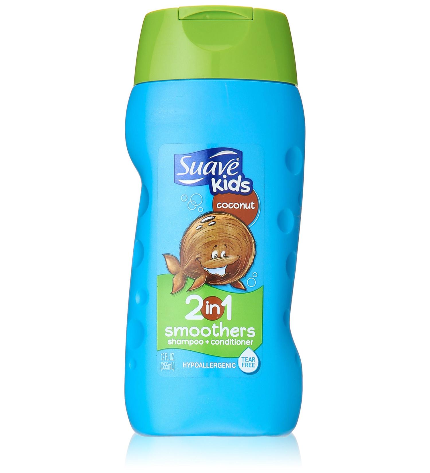 Suave Kids 2-in-1 Shampoo & Conditioner - Cowabunga Coconut - Nourishing Hair Care for Kids - 12 oz - Fast International Shipping - Buy Online on SooperMarket.com
