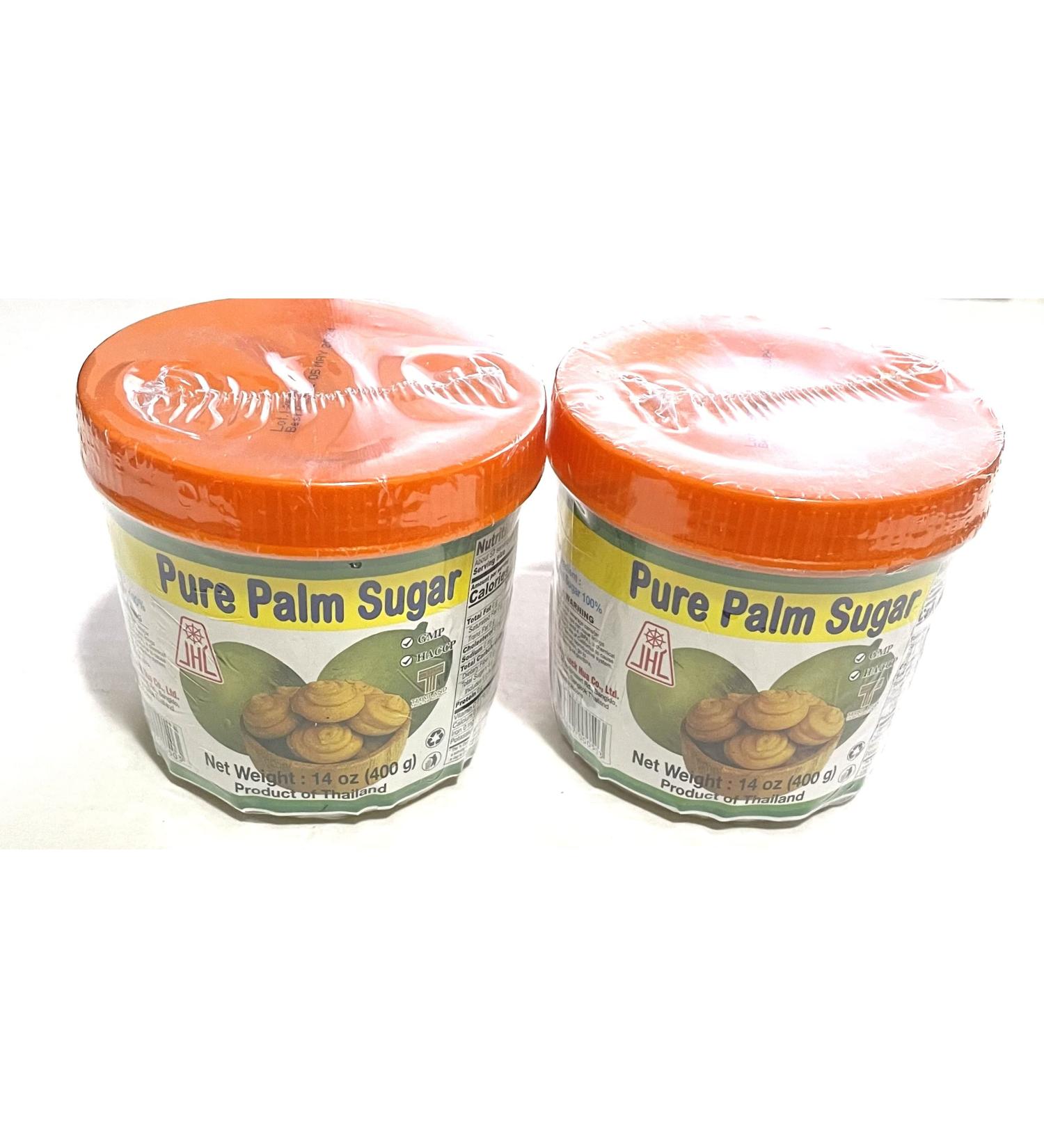 JHC 100% Pure Palm Sugar 14 oz. - Product of Thailand (2 Packs) - Buy Online on SooperMarket.com