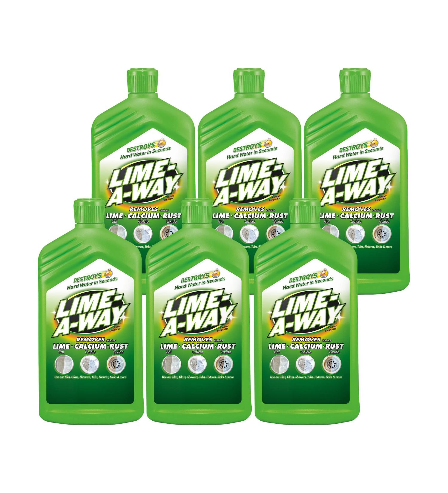 Lime-A-Way 28 oz Lime, Calcium & Rust Cleaner - Pack of 6 - Buy Online on SooperMarket.com