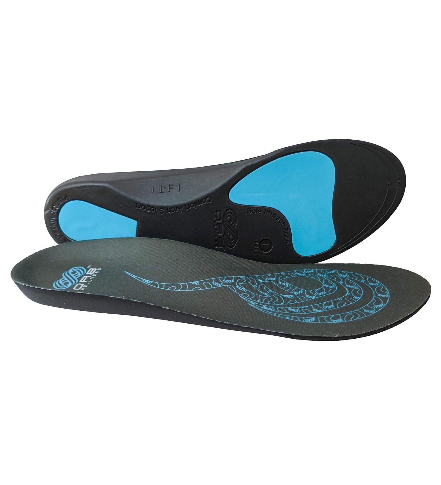 Ortho Active Plantar Fasciitis Insoles - Arch Support for Women Men - Grey, Large 9-10.5 - Buy Online on SooperMarket.com