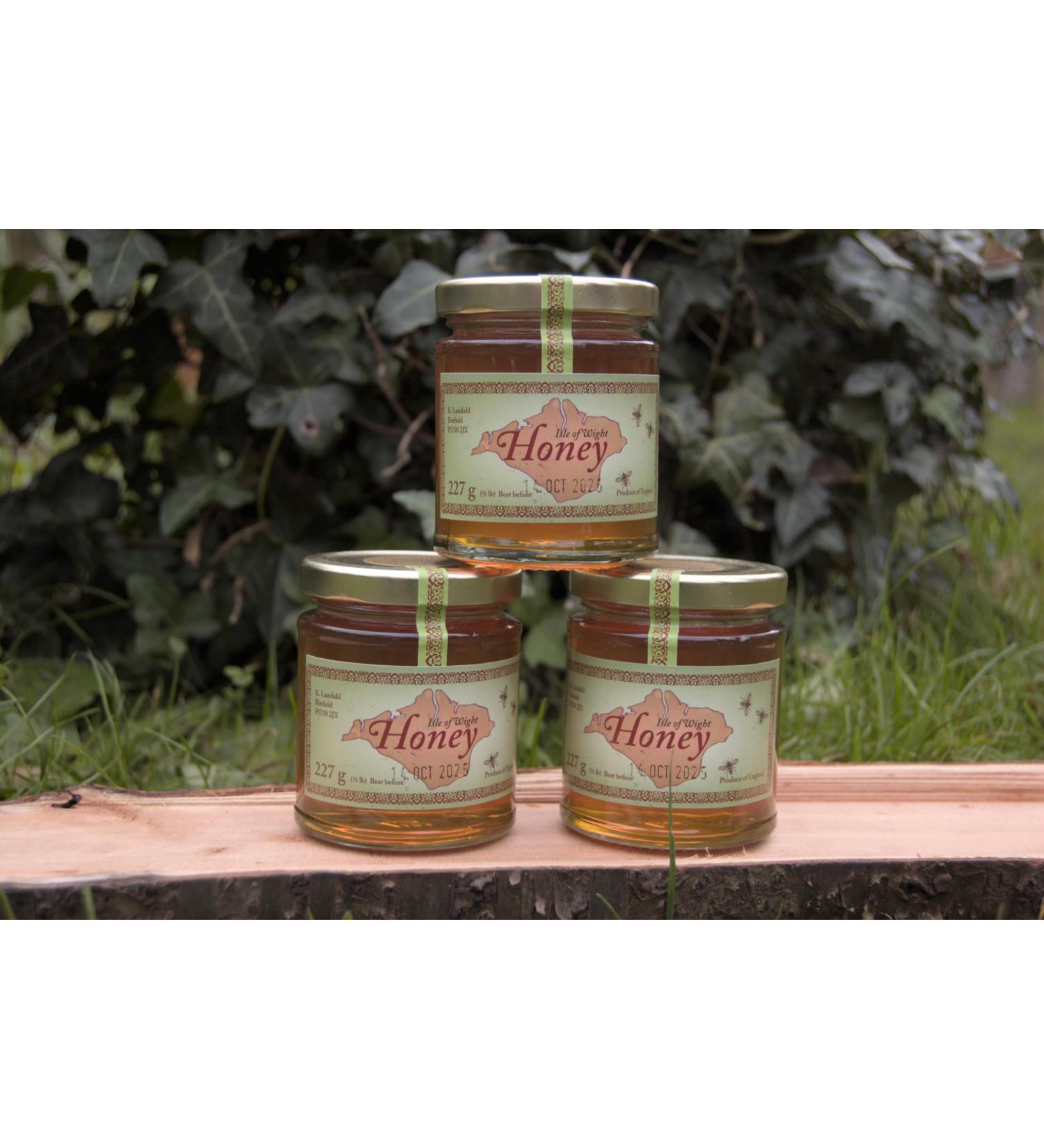 Isle of Wight Honey - 227g - Pure IOW Honey - Single Origin Honey - Raw Unpasteurised Honey - Natural Honey - Buy Online on SooperMarket.com