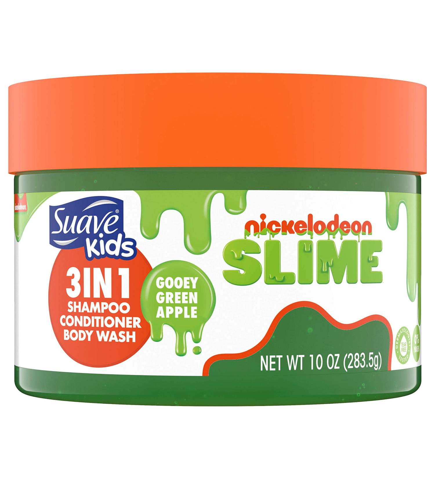 Suave Kids 3-in-1 Gooey Green Apple Shampoo, Conditioner, Body Wash 10 oz - Tear-Free - Buy Online on SooperMarket.com