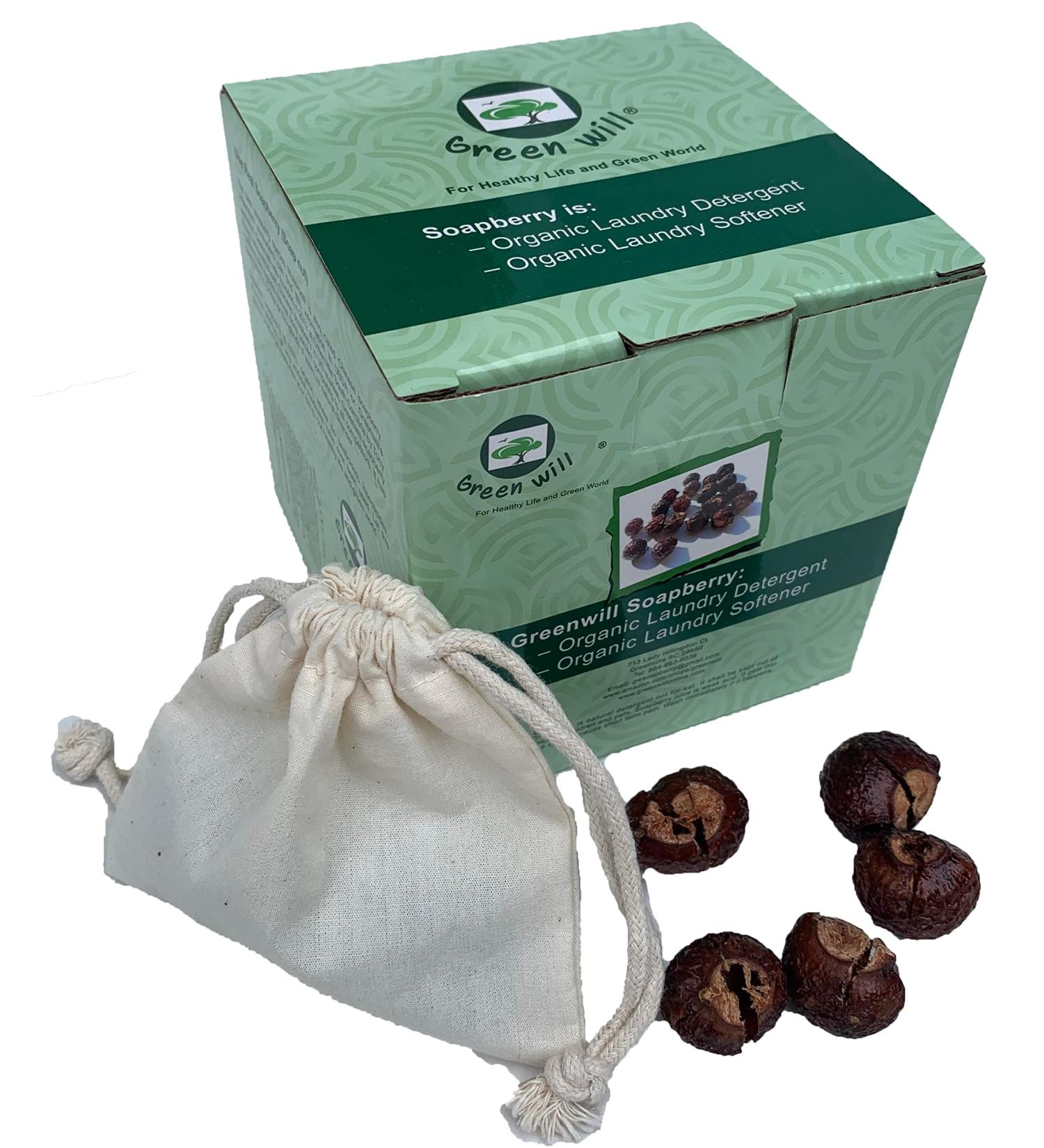 Buy Organic De-seeded Soapberry (12 oz) with Wash Bag - Eco-Friendly Laundry Solution - Buy Online on SooperMarket.com
