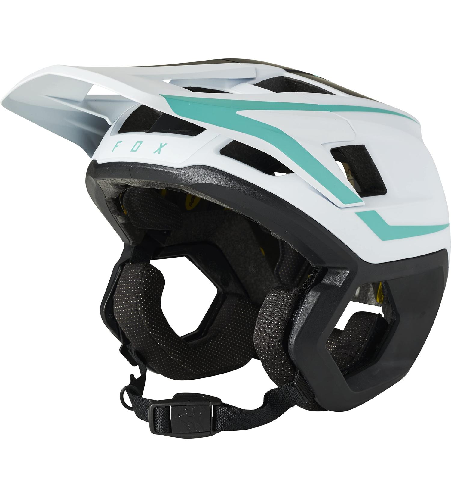 Fox Racing Dropframe Pro Mountain Biking Helmet - Teal (Small) - Buy Online on SooperMarket.com