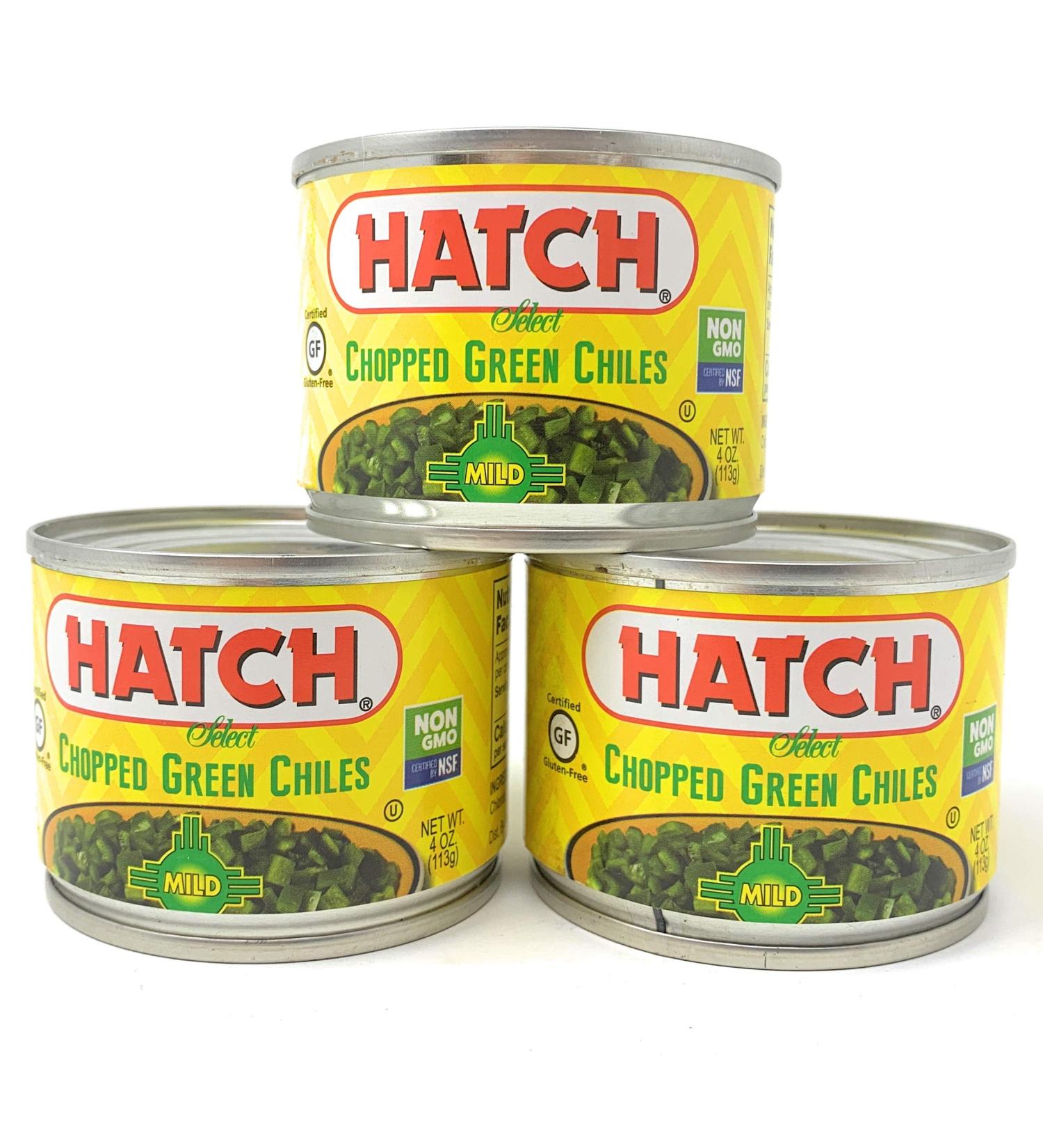 Hatch Chile Co (Mild Chopped) 4 Ounce (Pack of 3)