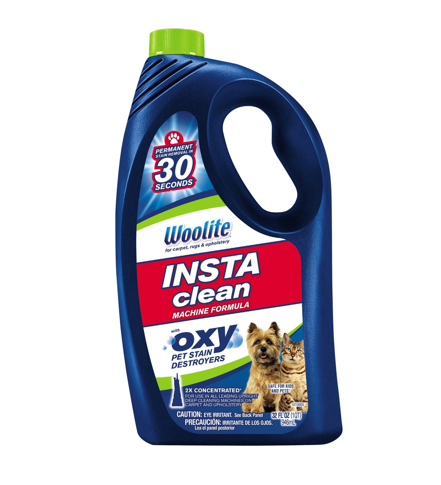 Bissell Woolite InstaClean Pet Full Size Formula 32 oz - Blue | Powerful Cleaning Solution for Pet Stains - Buy Online on SooperMarket.com