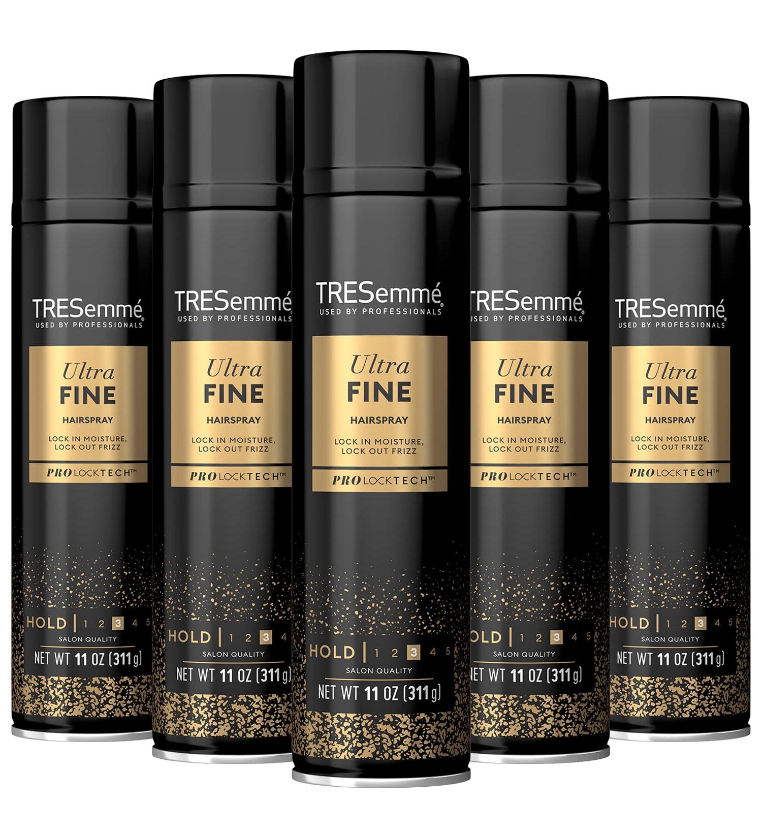 TRESemme Tres Two Ultra Fine Mist Hair Spray 11 Oz, Pack of 5 - Frizz Control and Extra Hold for Women and Men - Buy Online on SooperMarket.com