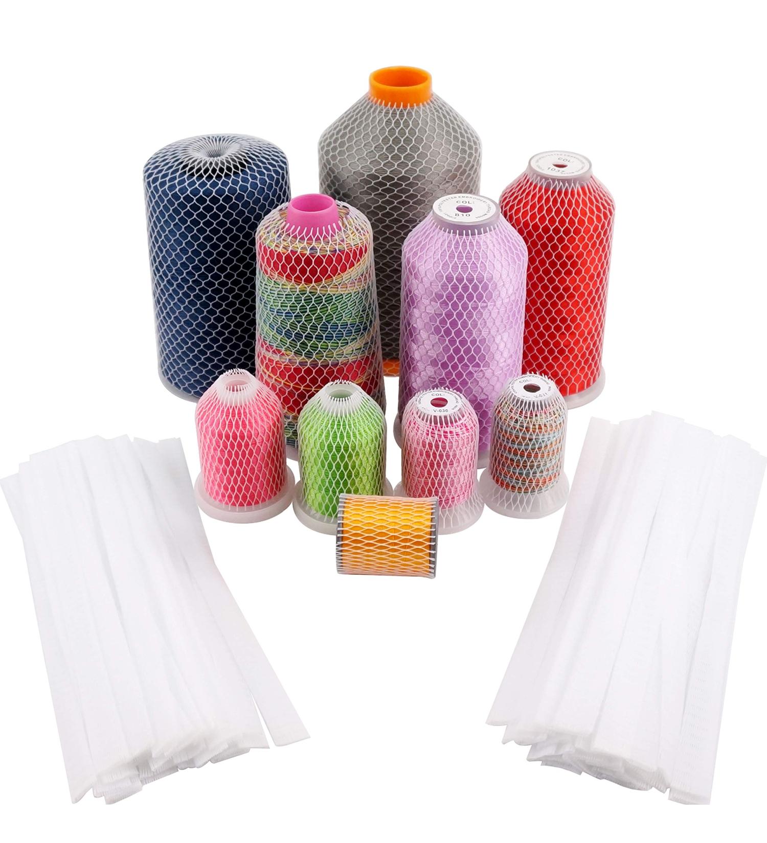 New brothread 100pcs Thread Net Spool Saver for Embroidery, Sewing, Quilting - 9.8 (25cm) Long - Pack of 100 - Buy Online on SooperMarket.com
