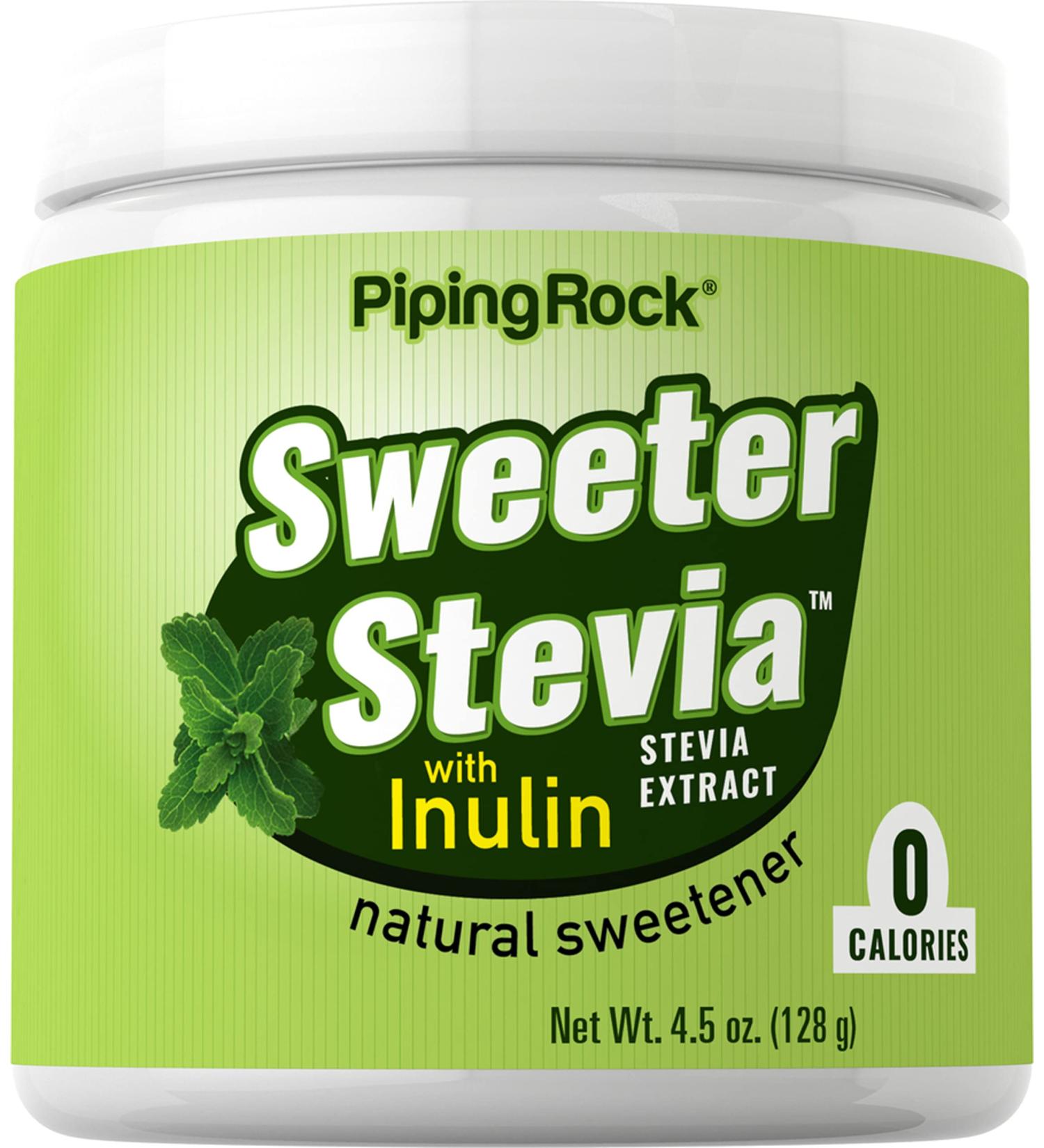 Sweeter Stevia 4.5oz with Inulin - Zero Calorie Sweetener by Piping Rock - Buy Online on SooperMarket.com