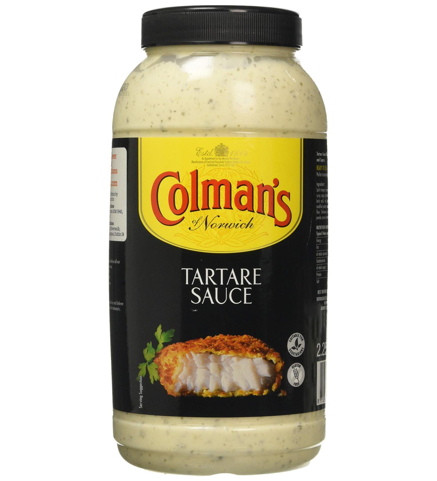 Colman's Tartare Sauce 2.25 Litre - Authentic Flavor in Bulk Size - Buy Online on SooperMarket.com