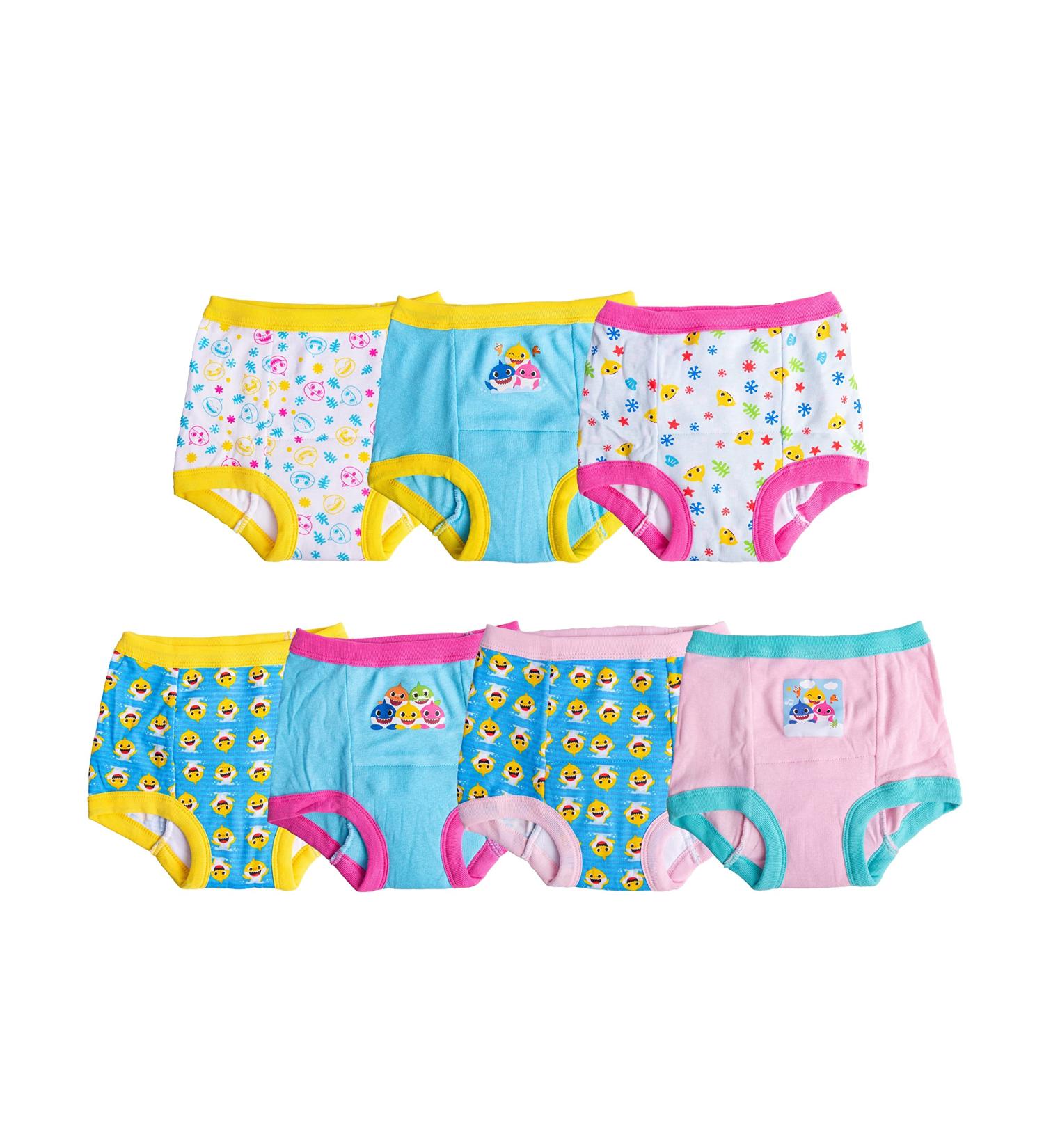Baby Shark 2T Pink Potty Training Pants 7-Pack | Cute and Comfortable - Buy Online on SooperMarket.com