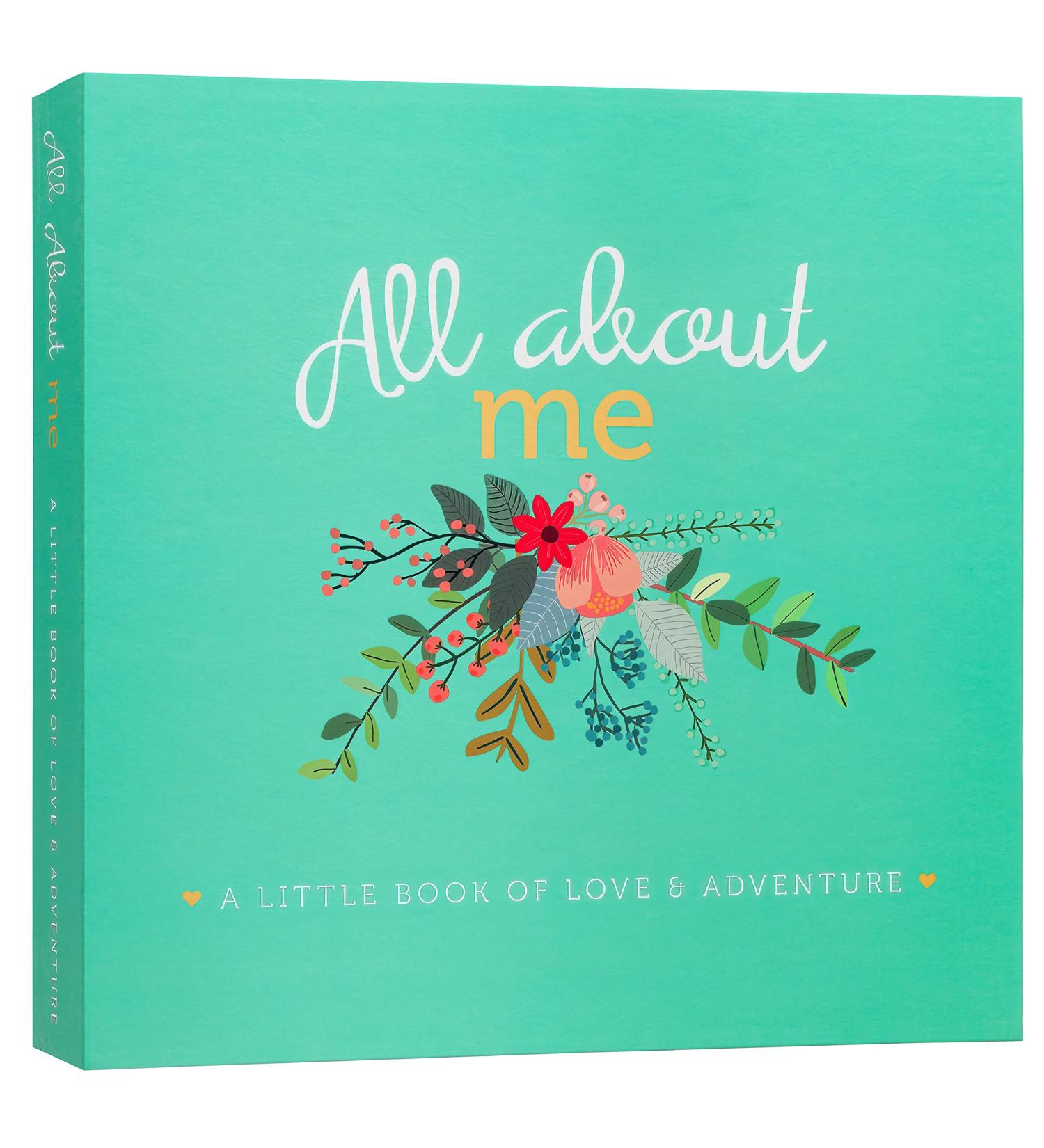 RubyRoo Baby Memory Book for Girls - 60 Page Hardcover Scrapbook for First 5 Years - Keepsake Photo Album and Milestone Journal - Perfect Baby Shower Gift - Buy Online on SooperMarket.com