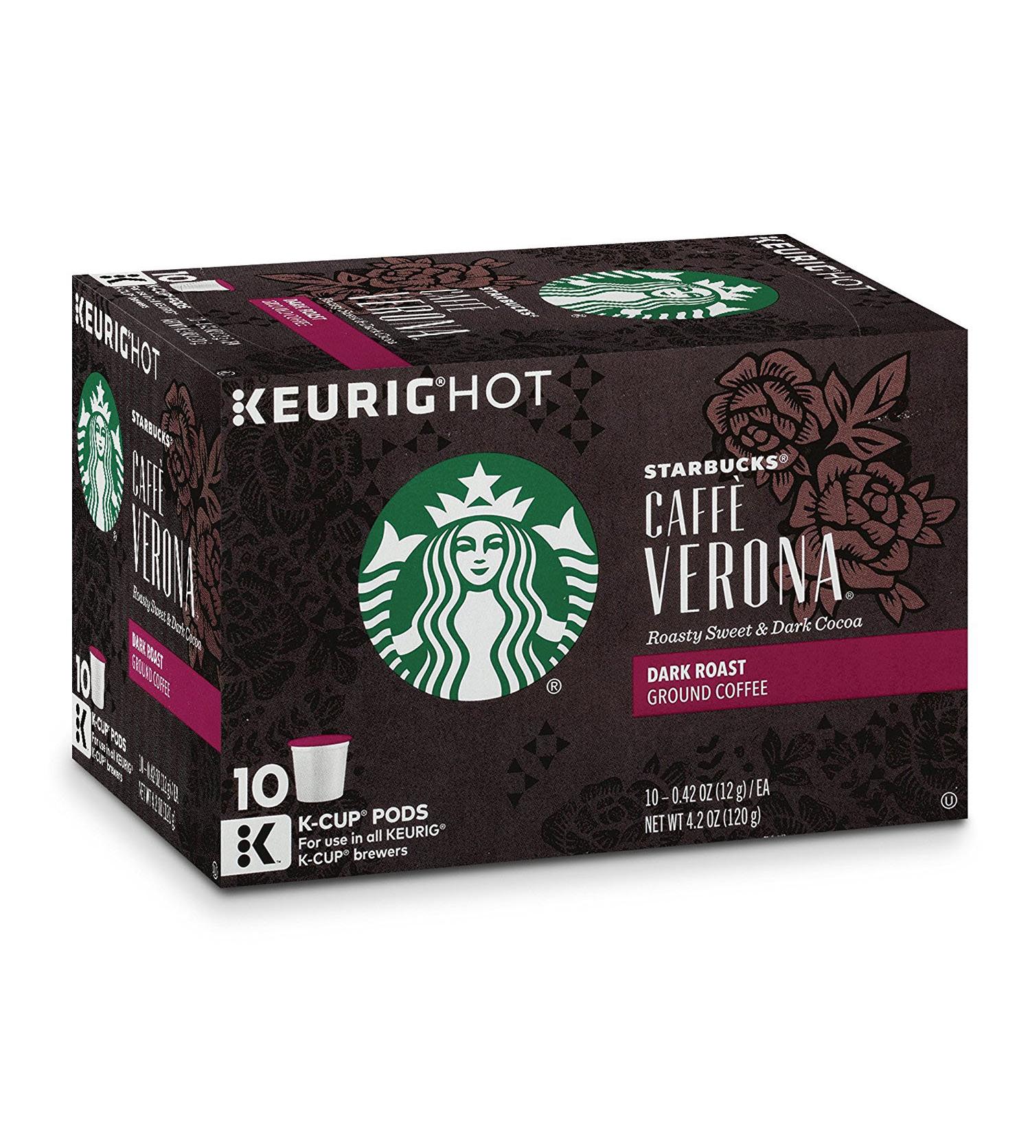 Starbucks Coffee wsUwVV K-Cups Verona 60 Count (Pack of 4)